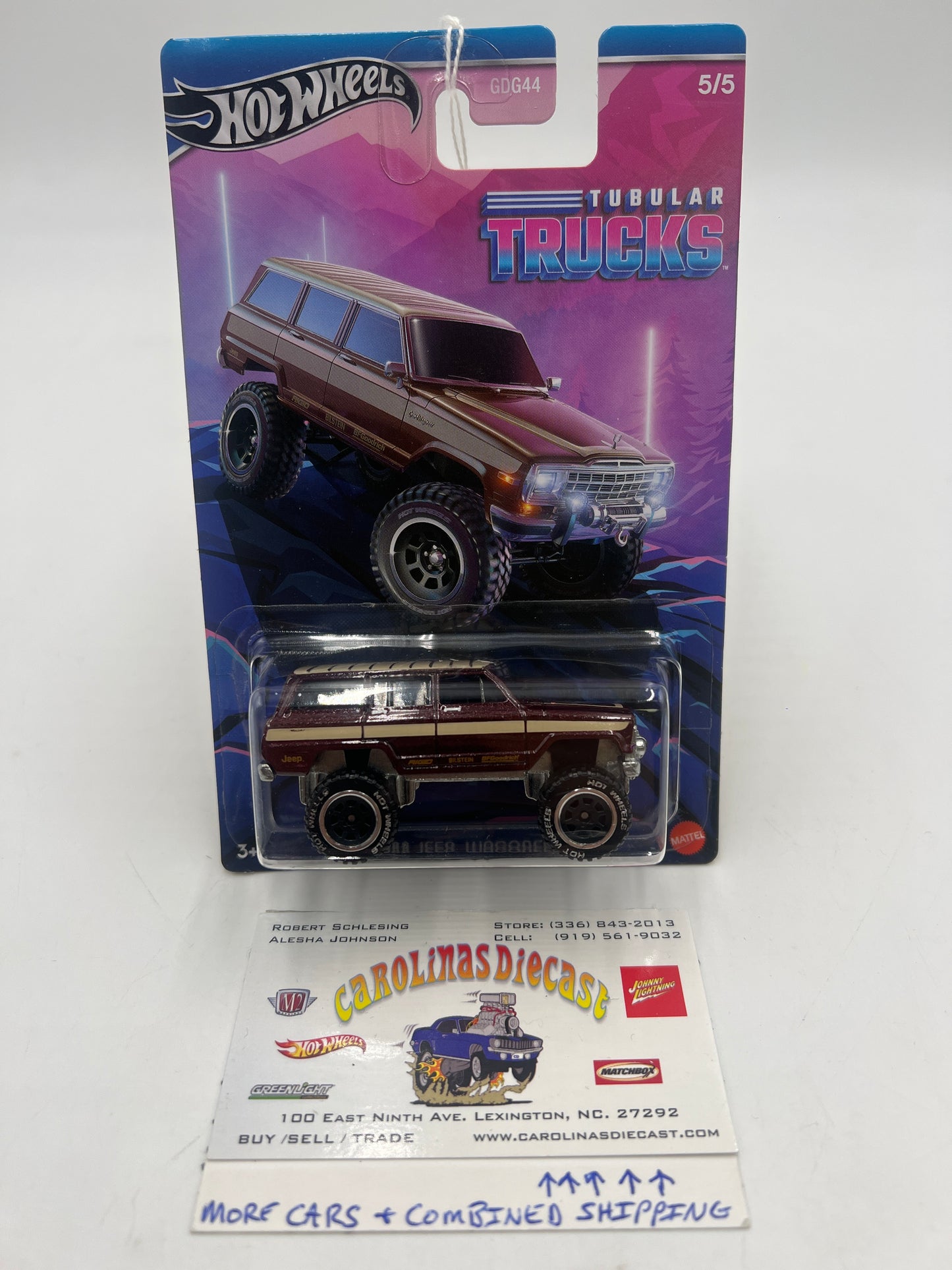 2024 Hot Wheels Tubular Trucks 5/5 1988 Jeep Wagoneer 160H