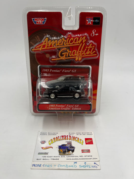 Motor Max American Graffiti Edition 1985 Pontiac Fiero GT Black SR