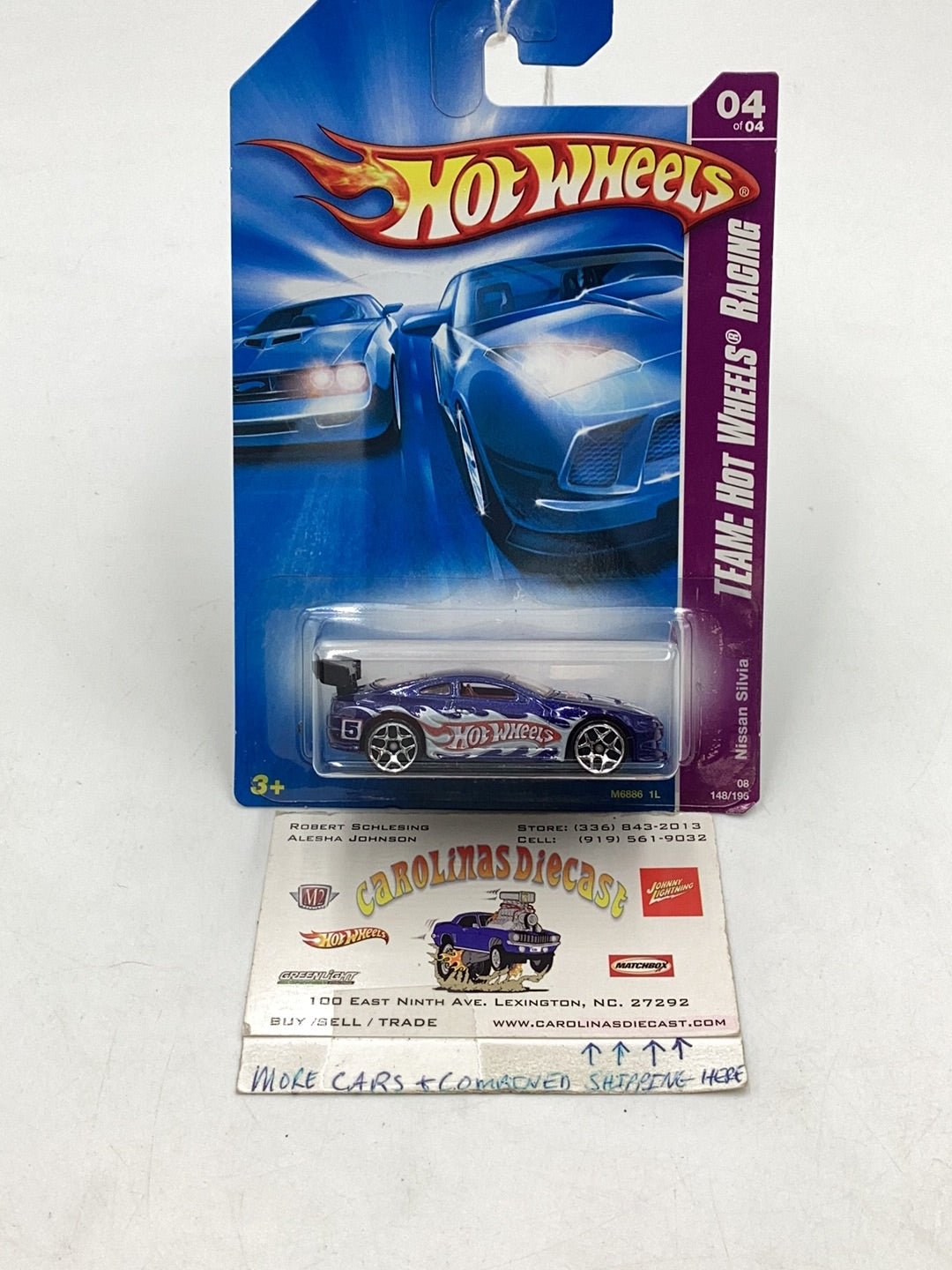 2008 Hot Wheels #148 Nissan Silvia OO2