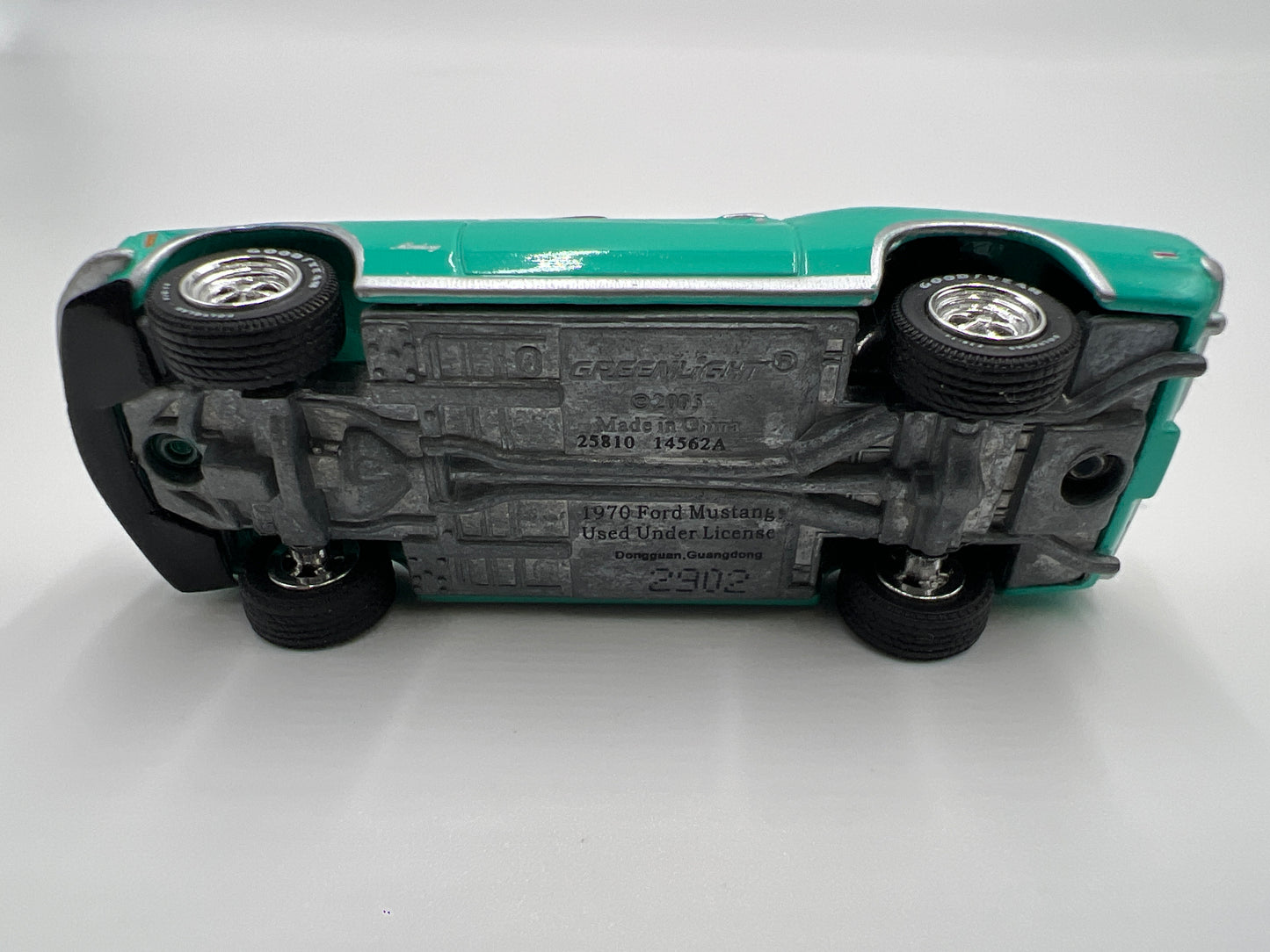 Greenlight Route 66 U.S.A Collector Pack 1970 Ford Mustang 351 Tiffany Blue Loose