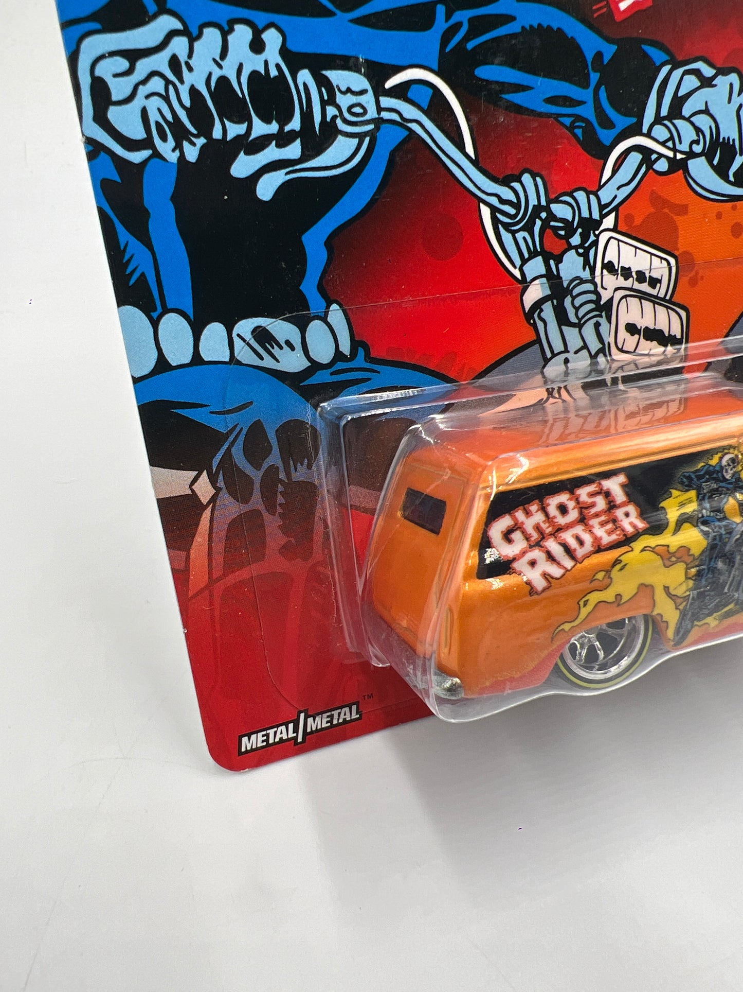 Hot Wheels Premium Marvel Ghost Rider 55 Chevy Panel Orange 265D