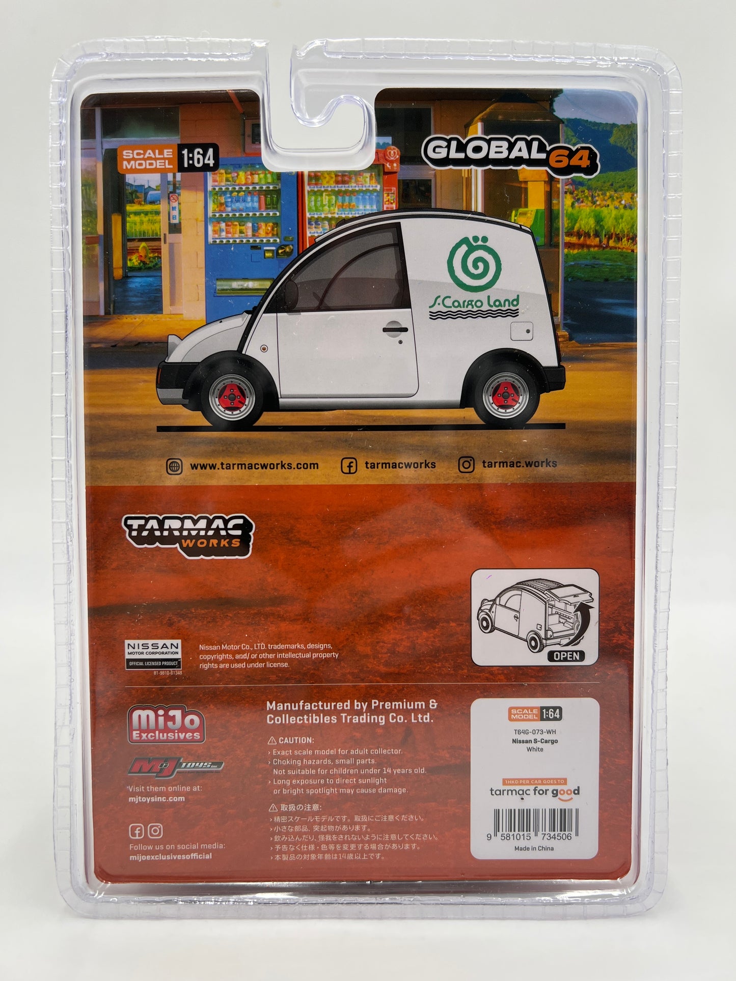 Tarmac Works Mijo Exclusives Nissan S-Cargo White