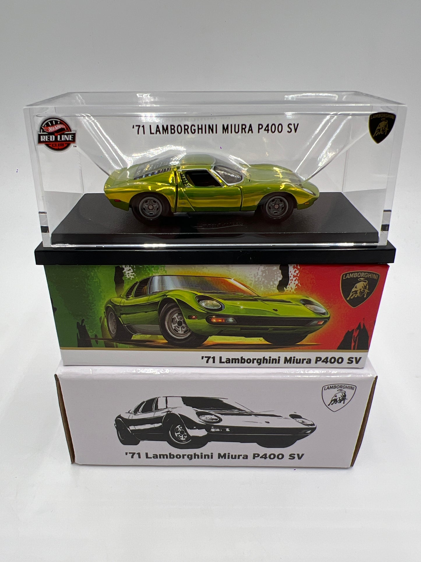2025 Hot Wheels RLC 71 Lamborghini Miura P400 SV Antifreeze Green