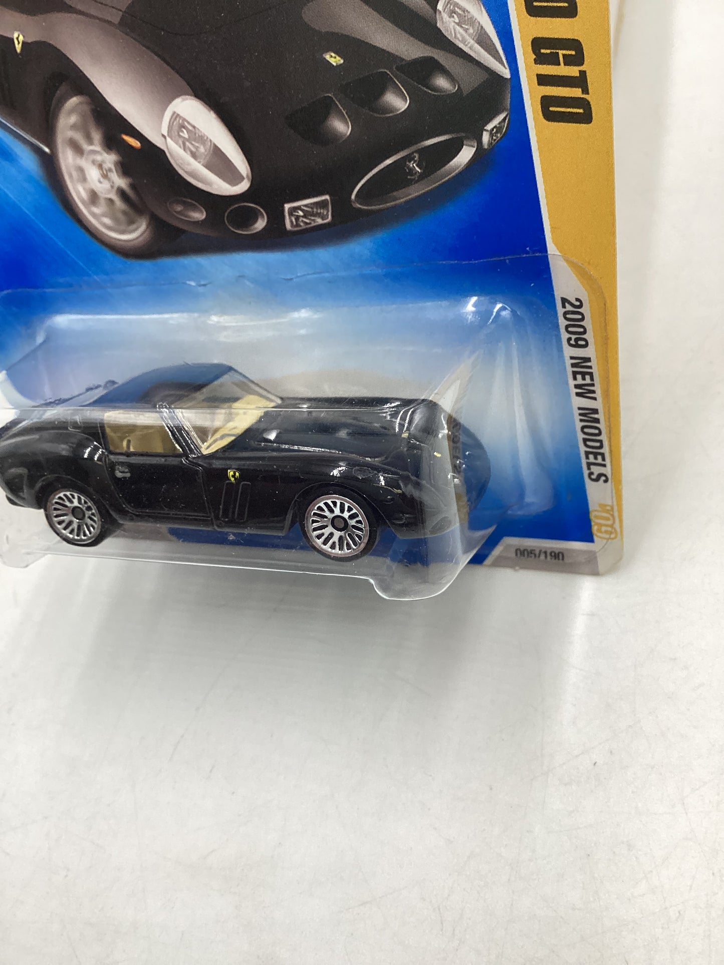 2009 Hot Wheels #005 Black Ferrari 250 GTO