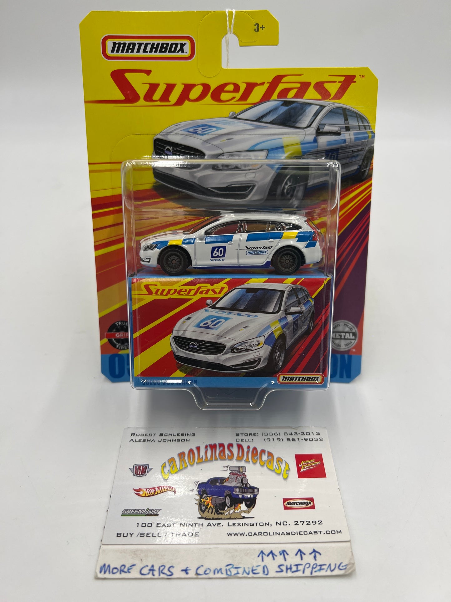 Matchbox Superfast #05 Volvo V60 Wagon White 169H