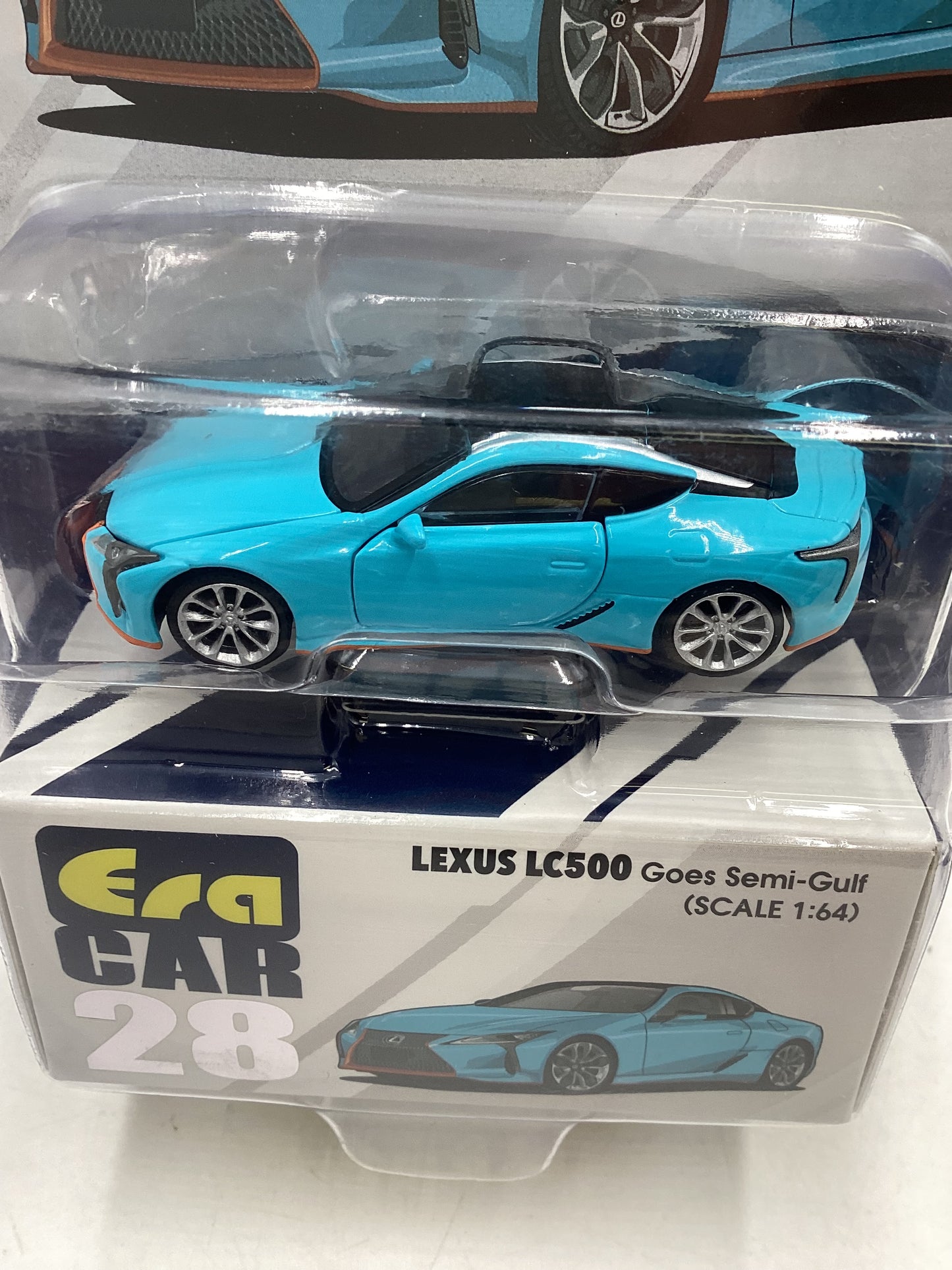 ERA Car US Limited 1/720 #28 Lexus LC500 Goes Semi Gulf 178B