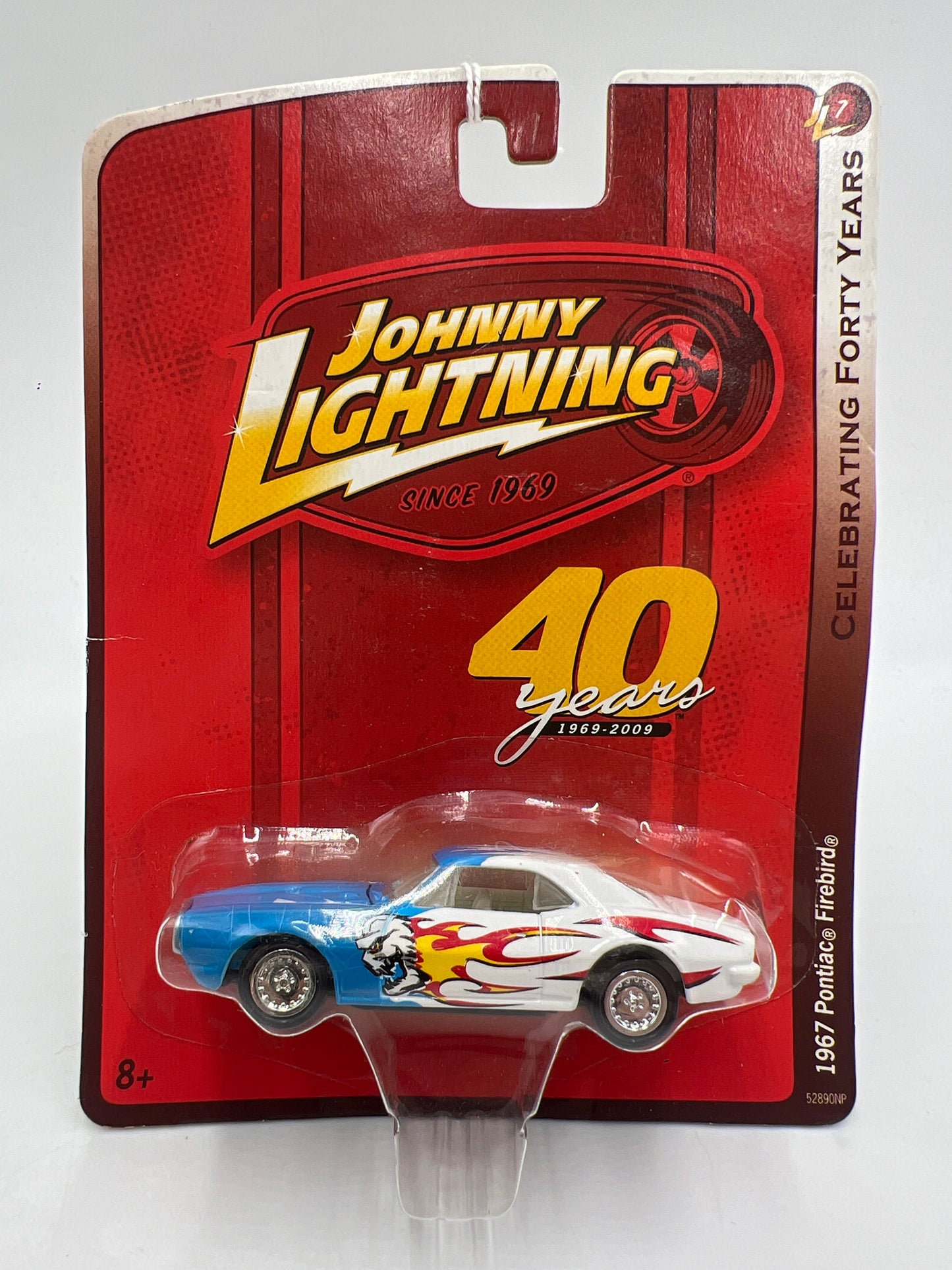 Johnny Lightning Small Card 1967 Pontiac Firebird 217E