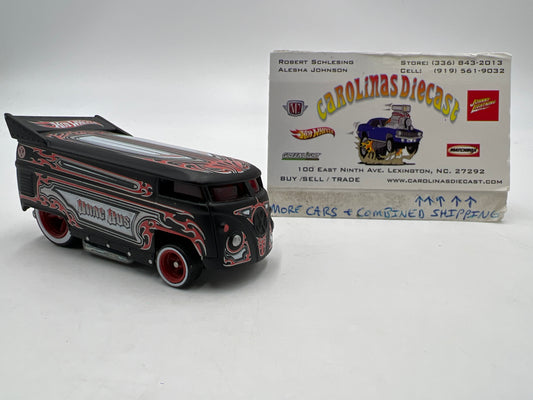 Hot Wheels Garage Box Set Premium Volkswagen Drag Bus Matte Black/Pinstripe Loose