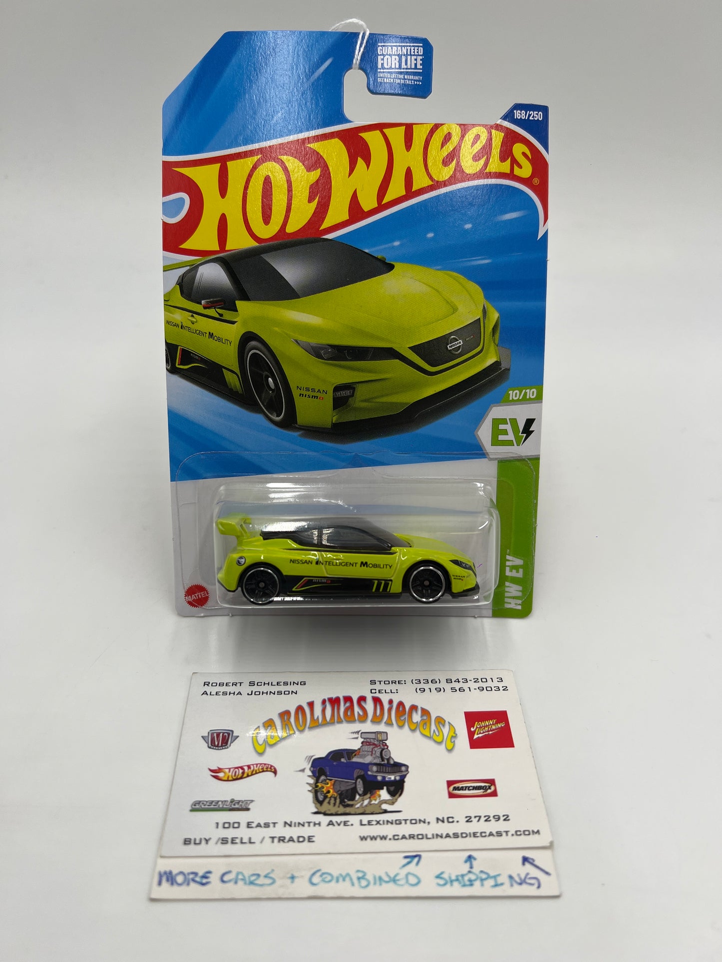 2025 Hot Wheels J Case Treasure Hunt #168 Nissan Leaf Nismo RC02 Light Green 275A