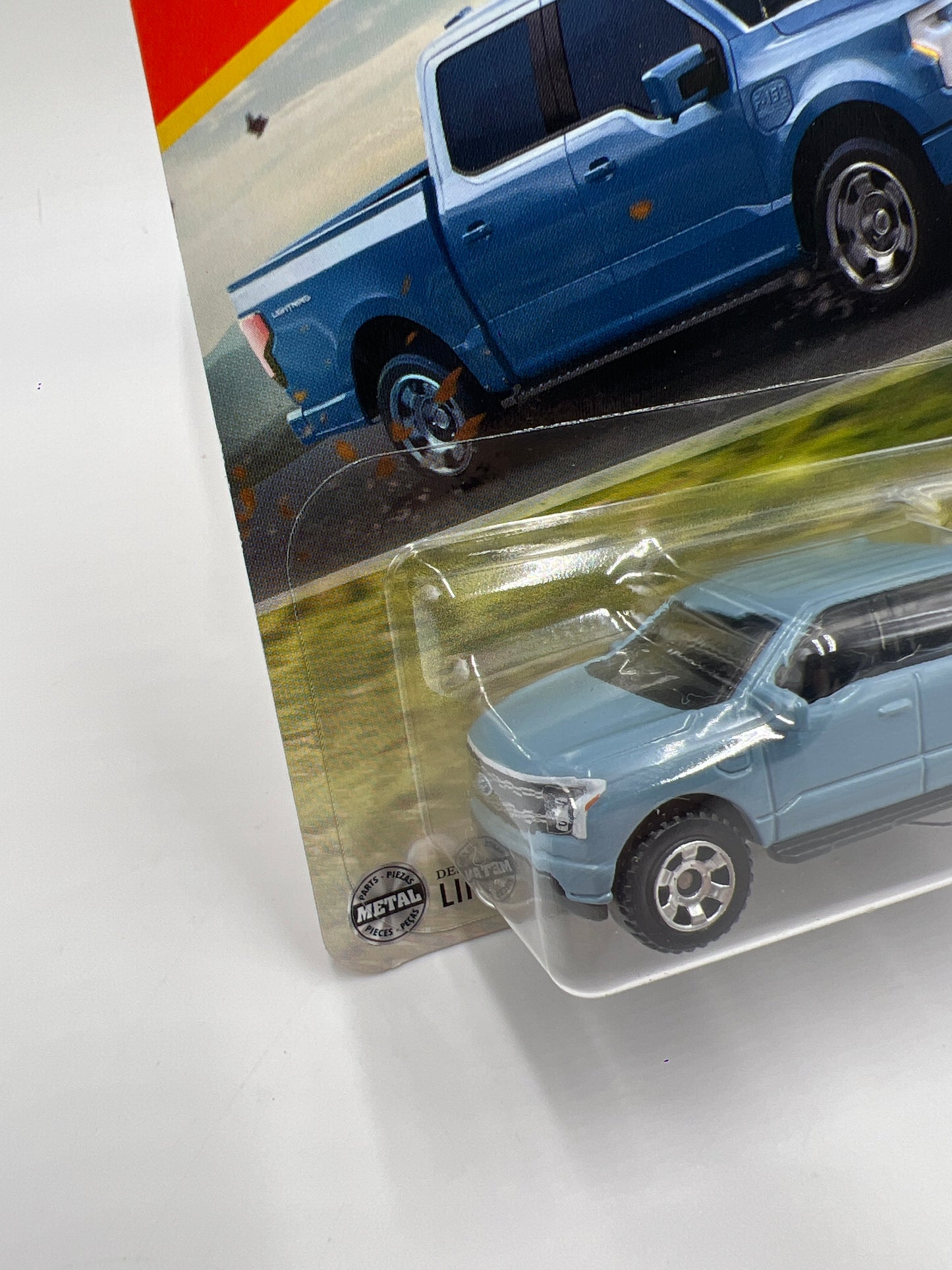 2025 Matchbox #38 2022 Ford F-150 Lightning Light Blue 217C