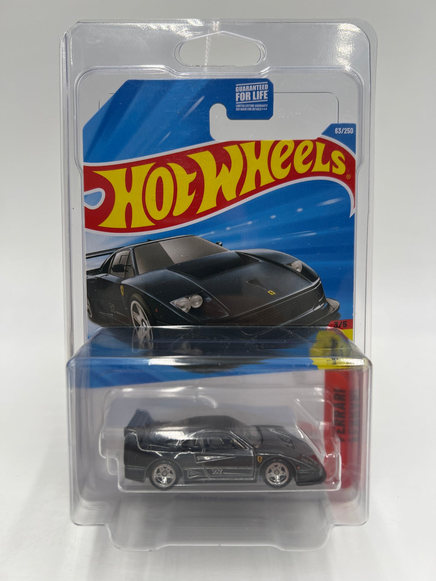 2026 Hot Wheels Super Treasure Hunt #63 Ferrari F40 Competizione Black W/Protector