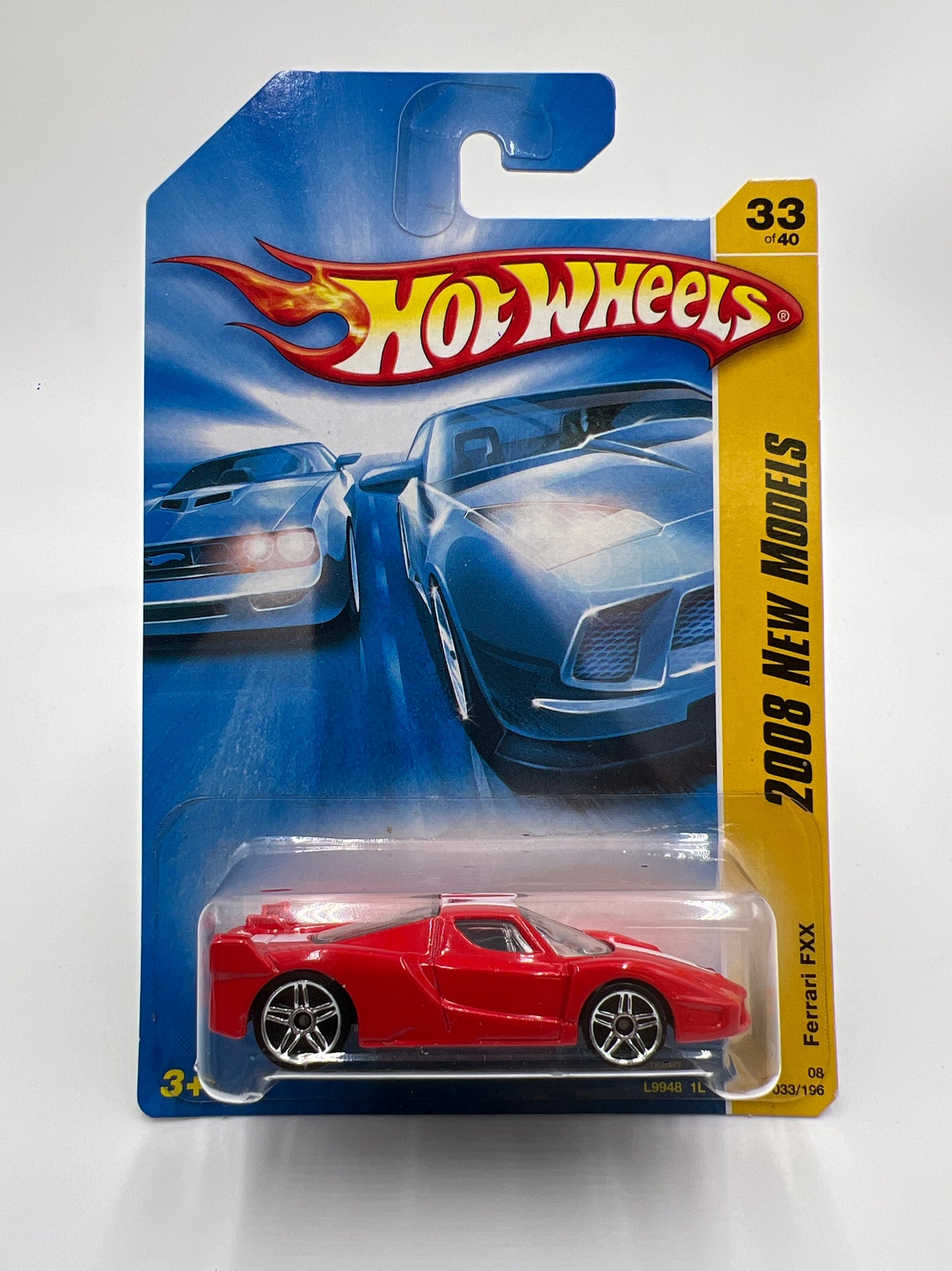 2008 Hot Wheels New Models #033 Ferrari FXX Red W/Protector