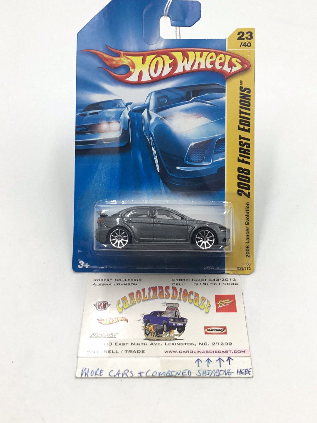 2008 Hot wheels #23 2008 Lancer Evolution