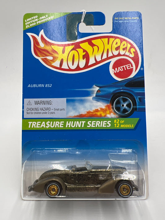 1996 Hot Wheels Treasure Hunt #437 Auburn 852 W/Real Riders 282D