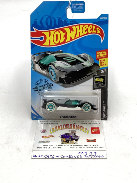 2019 Hot Wheels Treasure Hunt #220 Cyber Speeder Gray 277O