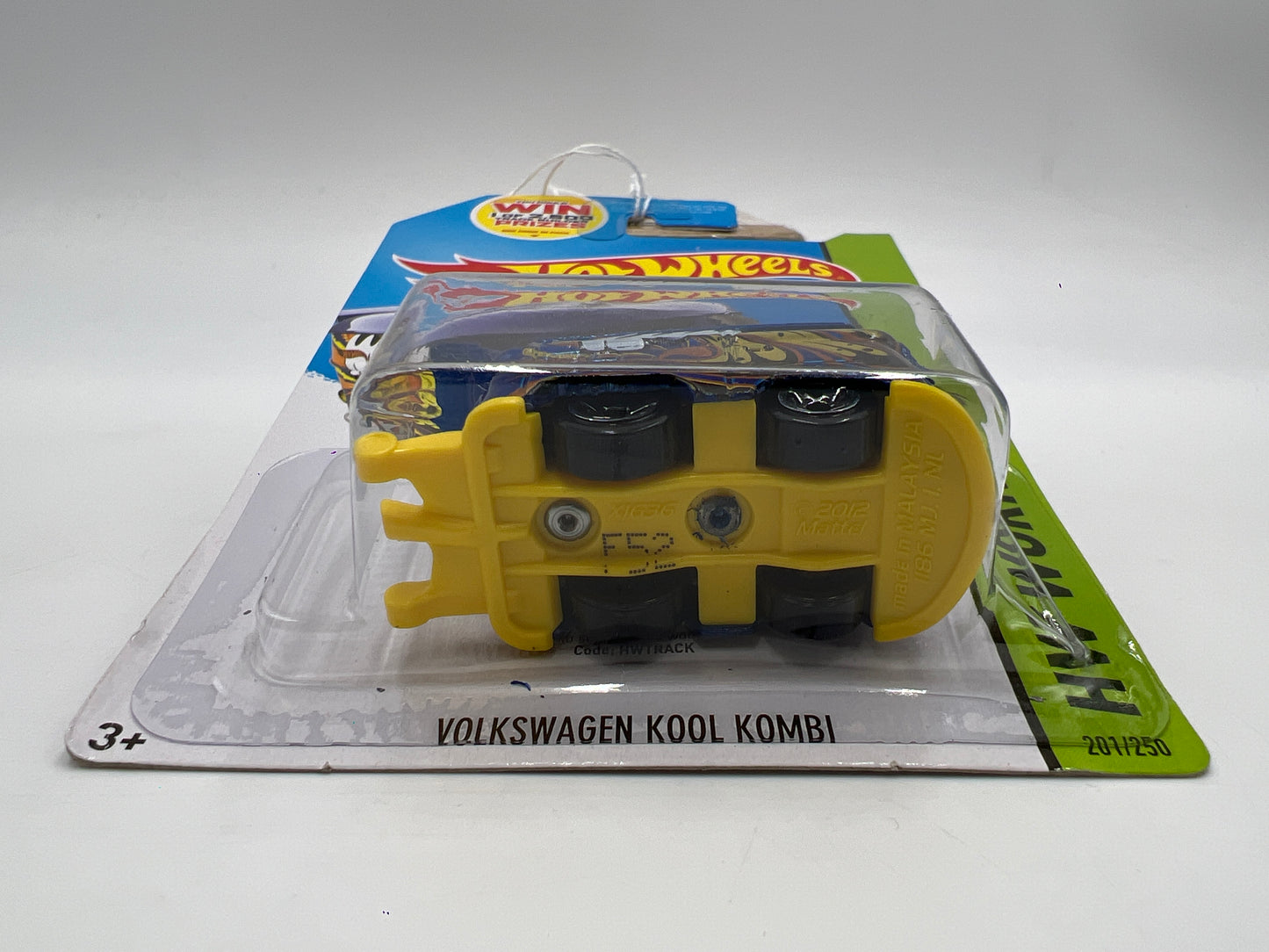 2014 Hot Wheels Workshop #201 Volkswagen Kool Kombi Blue 98A