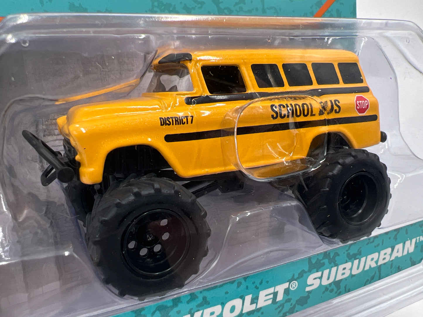 2025 Jada Just Trucks 1957 Chevrolet Suburban School Bus Yellow