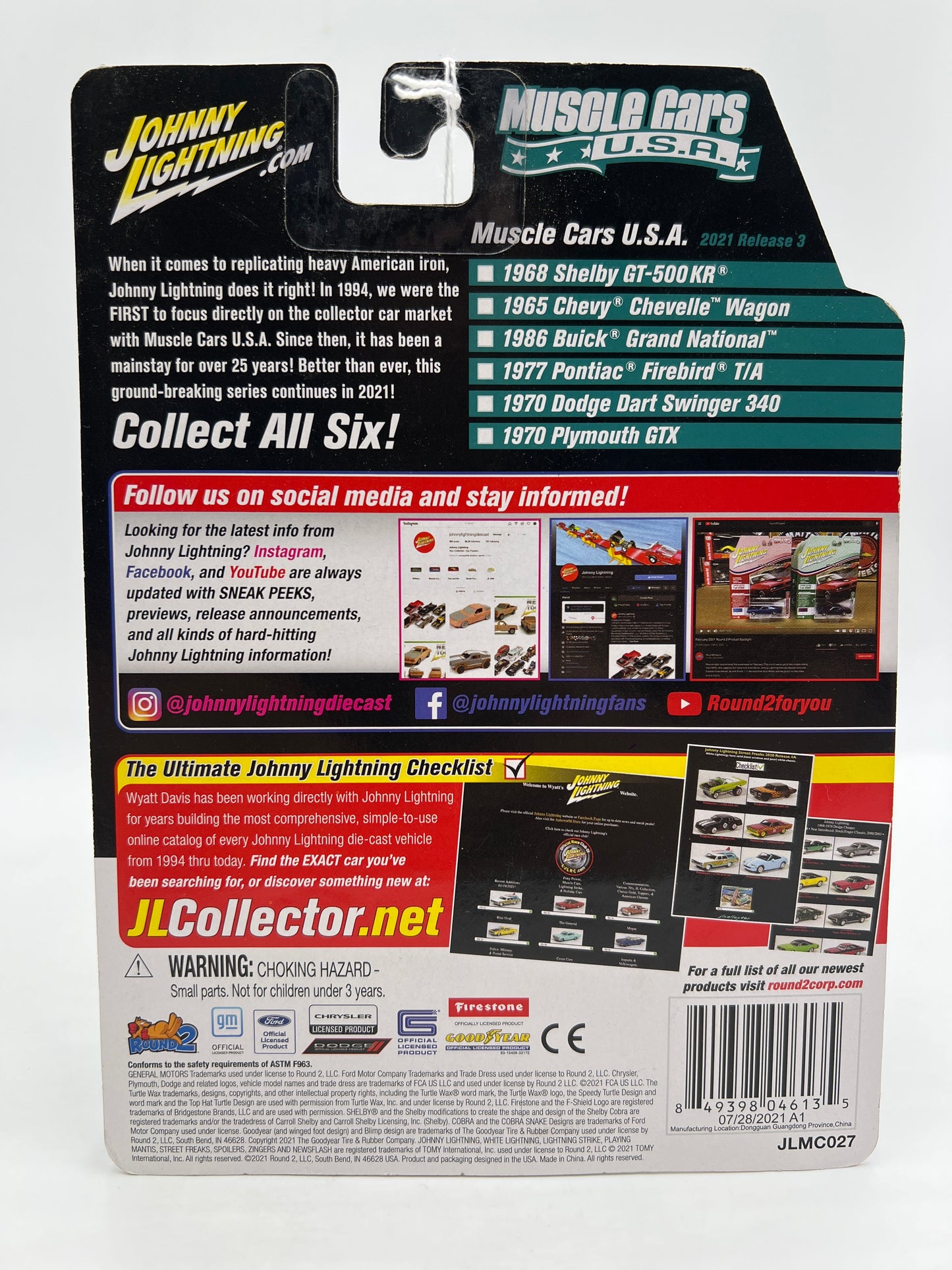 Johnny Lightning Muscle Cars USA Release 3 Version A 1986 Buick Grand National Black
