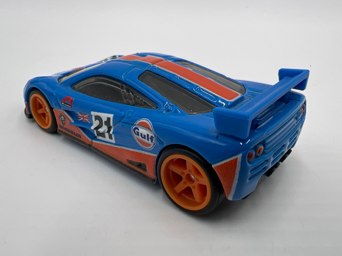 Hot Wheels Premium British Horsepower McLaren F1 GTR Gulf Blue Loose