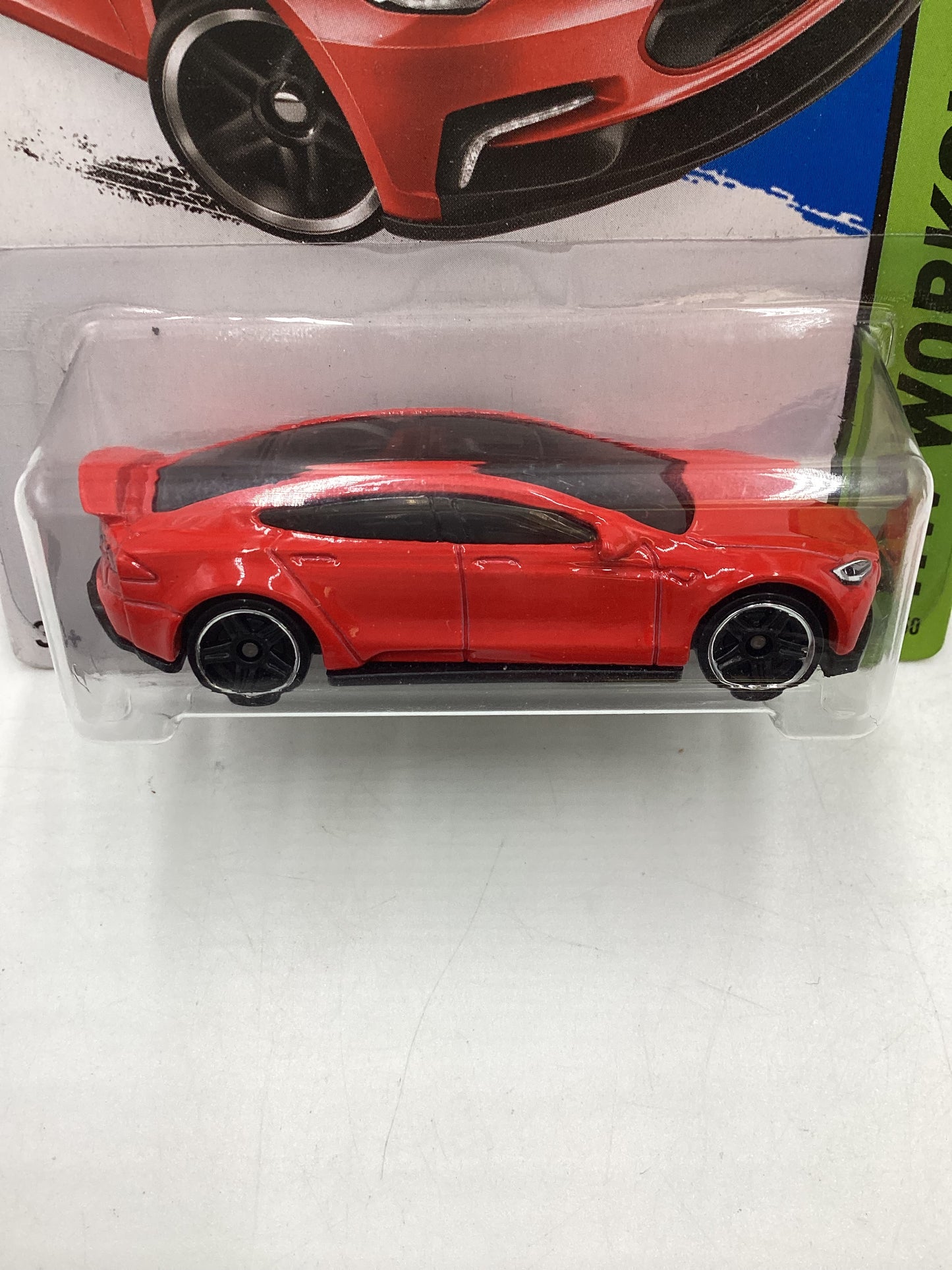 2015 Hot Wheels #217 Tesla Model S 50A