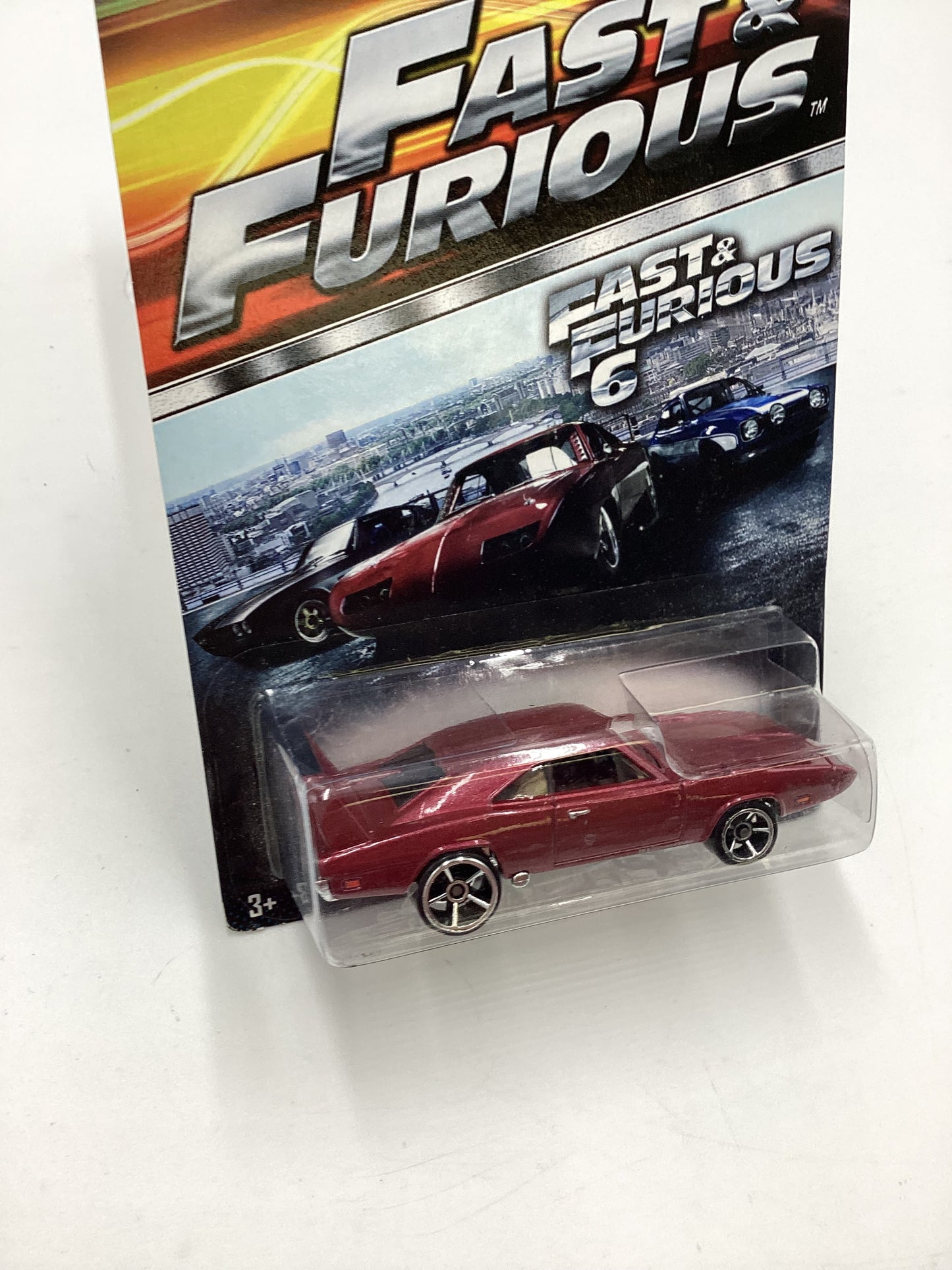 2015 Hot Wheels Fast & Furious 69 Dodge Charger Daytona Dark Red 69E