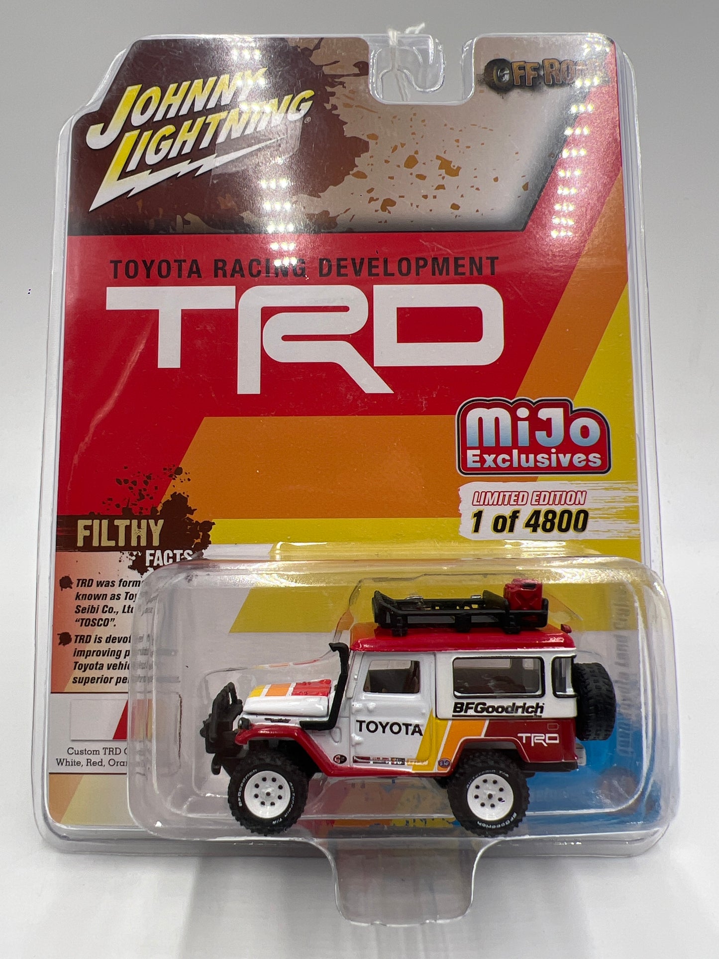 Johnny Lightning MiJo Exclusives 1/4800 Off Road TRD 1980 Toyota Land Cruiser