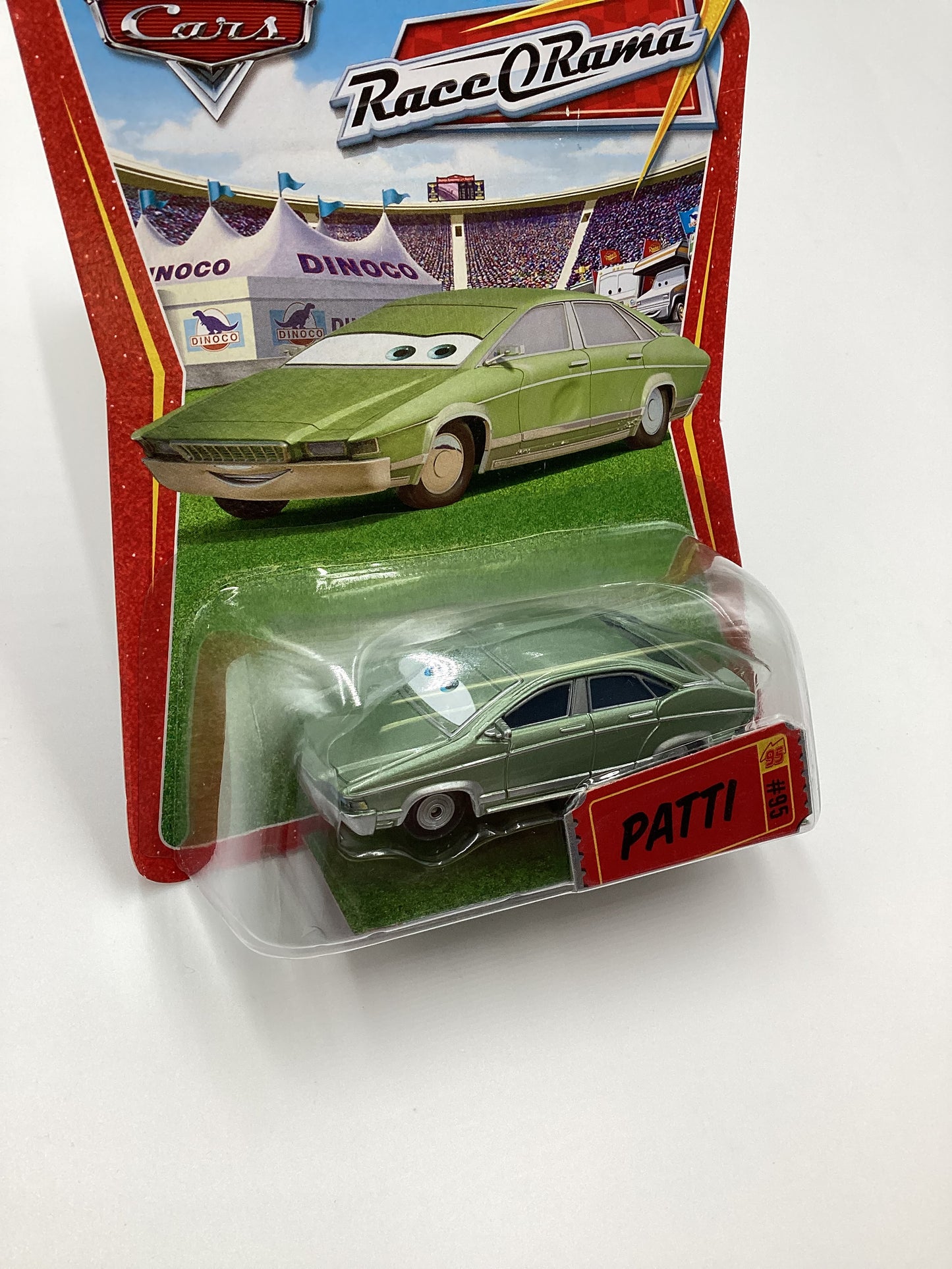 Disney Pixar Cars Race O Rama #95 Patti Green 140F