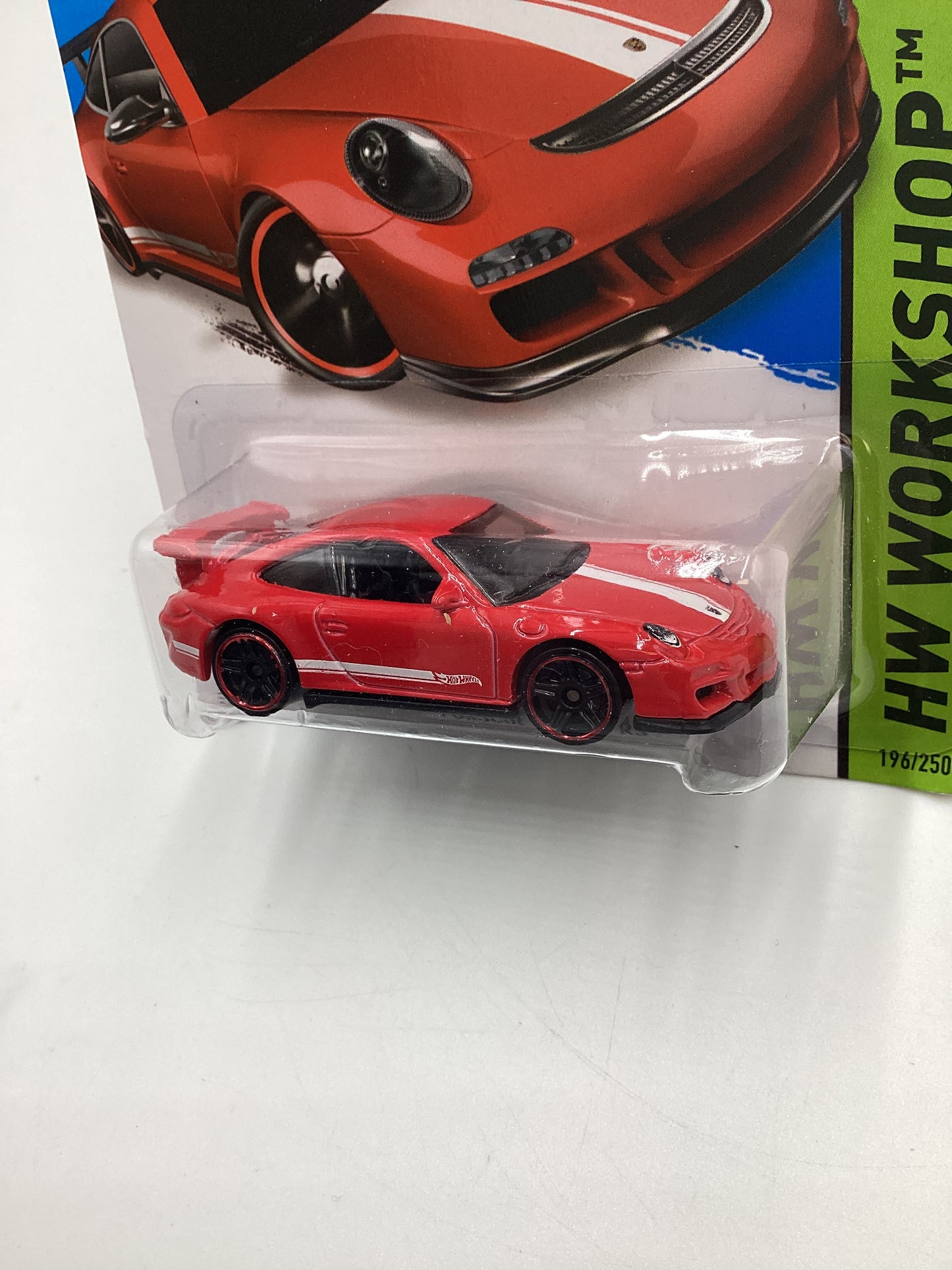 2015 Hot Wheels #196 Porsche 911 GT3 Red 99B