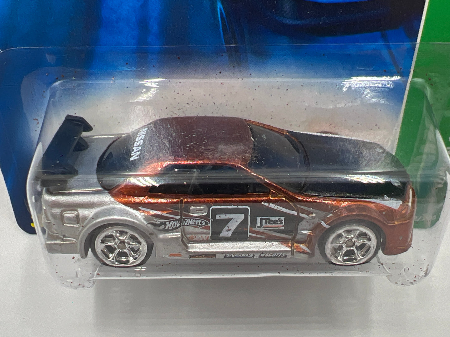 2007 Hot Wheels Super Treasure Hunt #122 Nissan Skyline Minor Flaking W/Protector