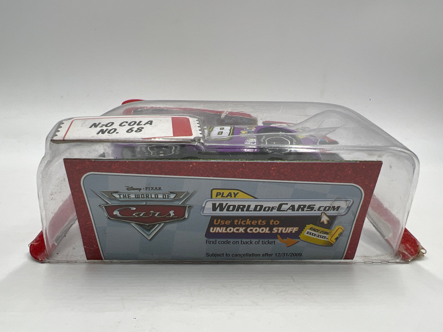 Disney Pixar The World Of Cars Rubber Tires N2O Cola No 68 140i