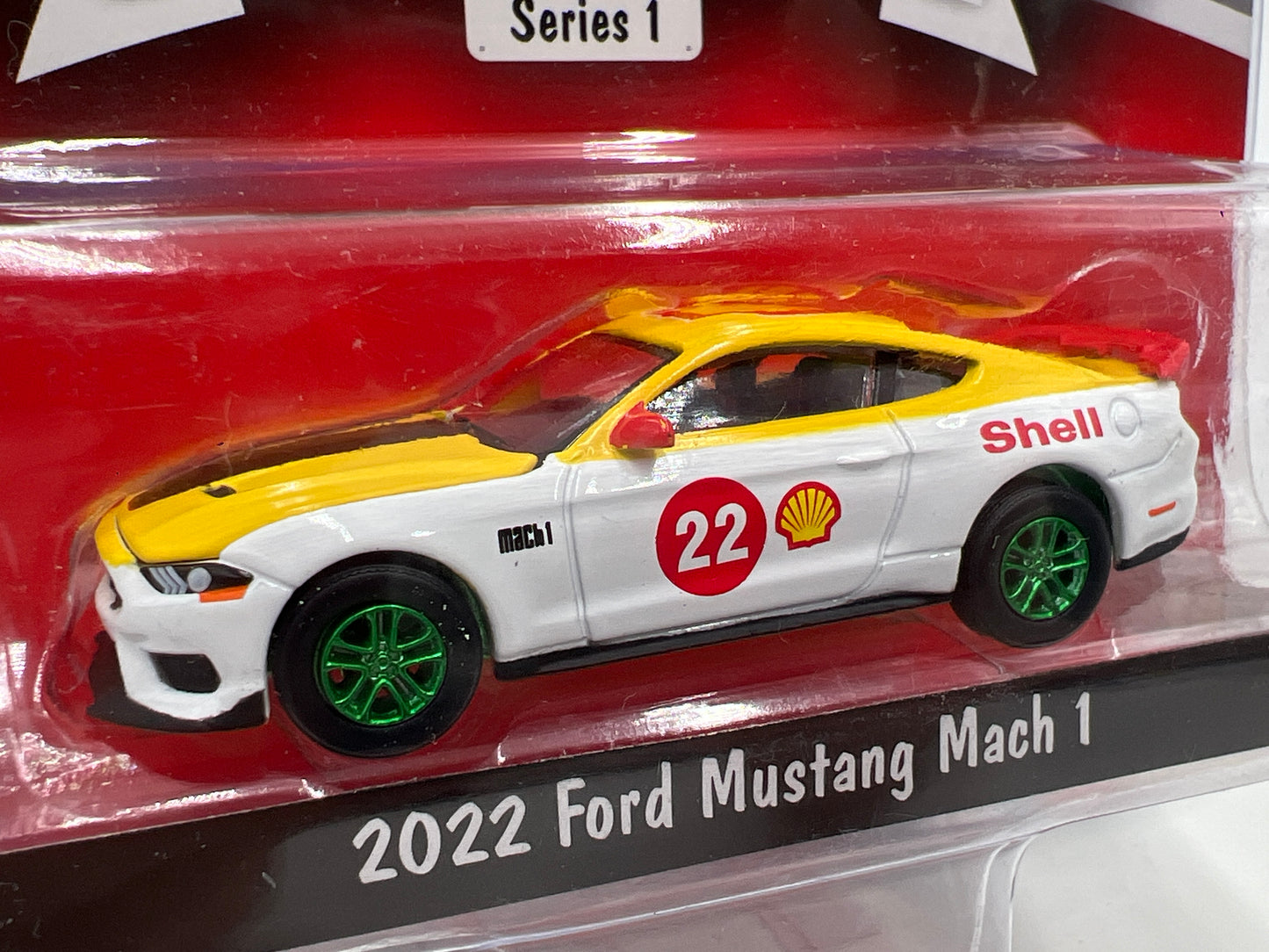 Greenlight Special Edition Series 1 CHASE Shell 2022 Ford Mustang Mach 1
