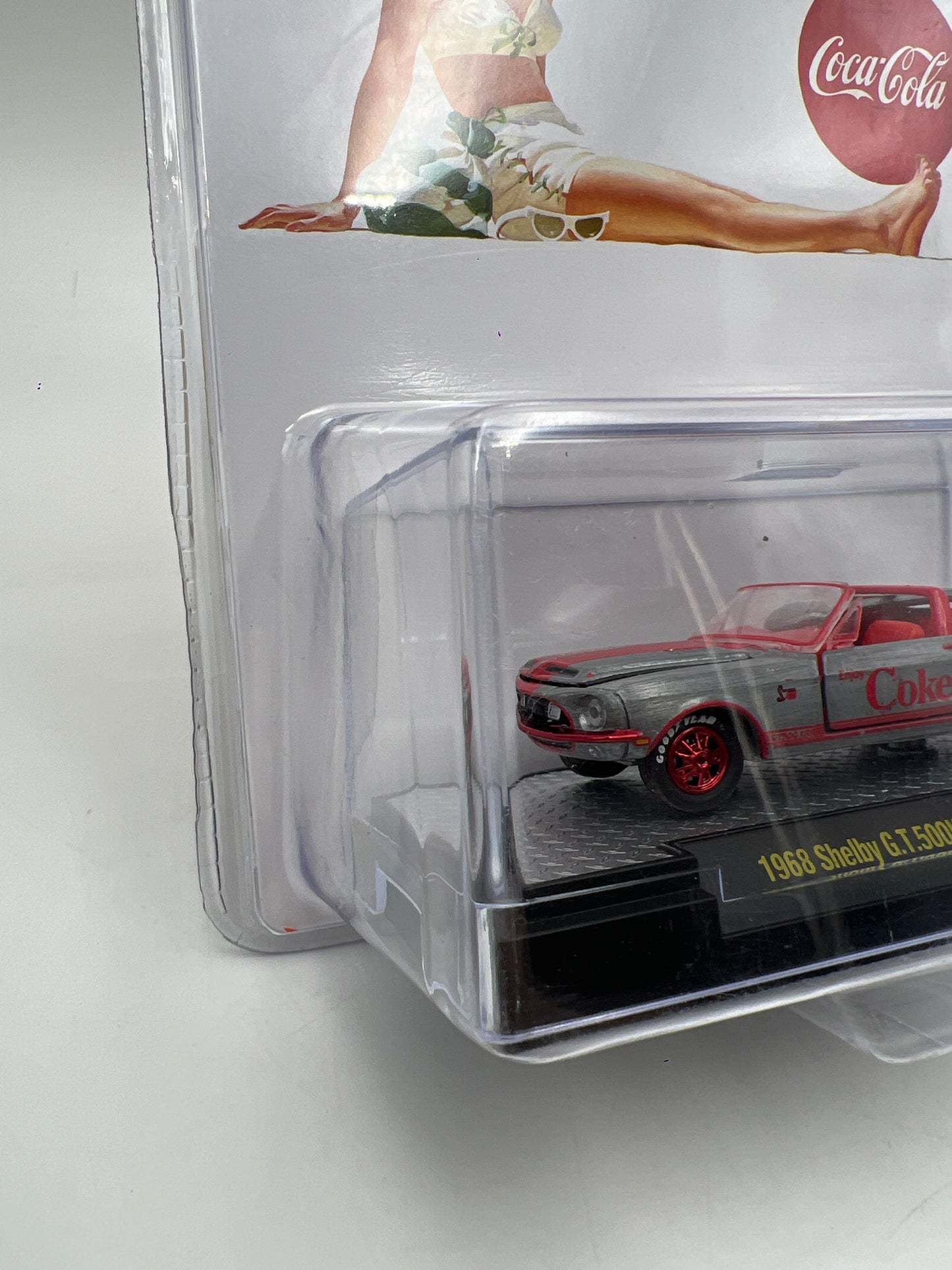 M2 Machines BB02 RAW CHASE 1/250 Coca Cola 1968 Shelby GT 500KR