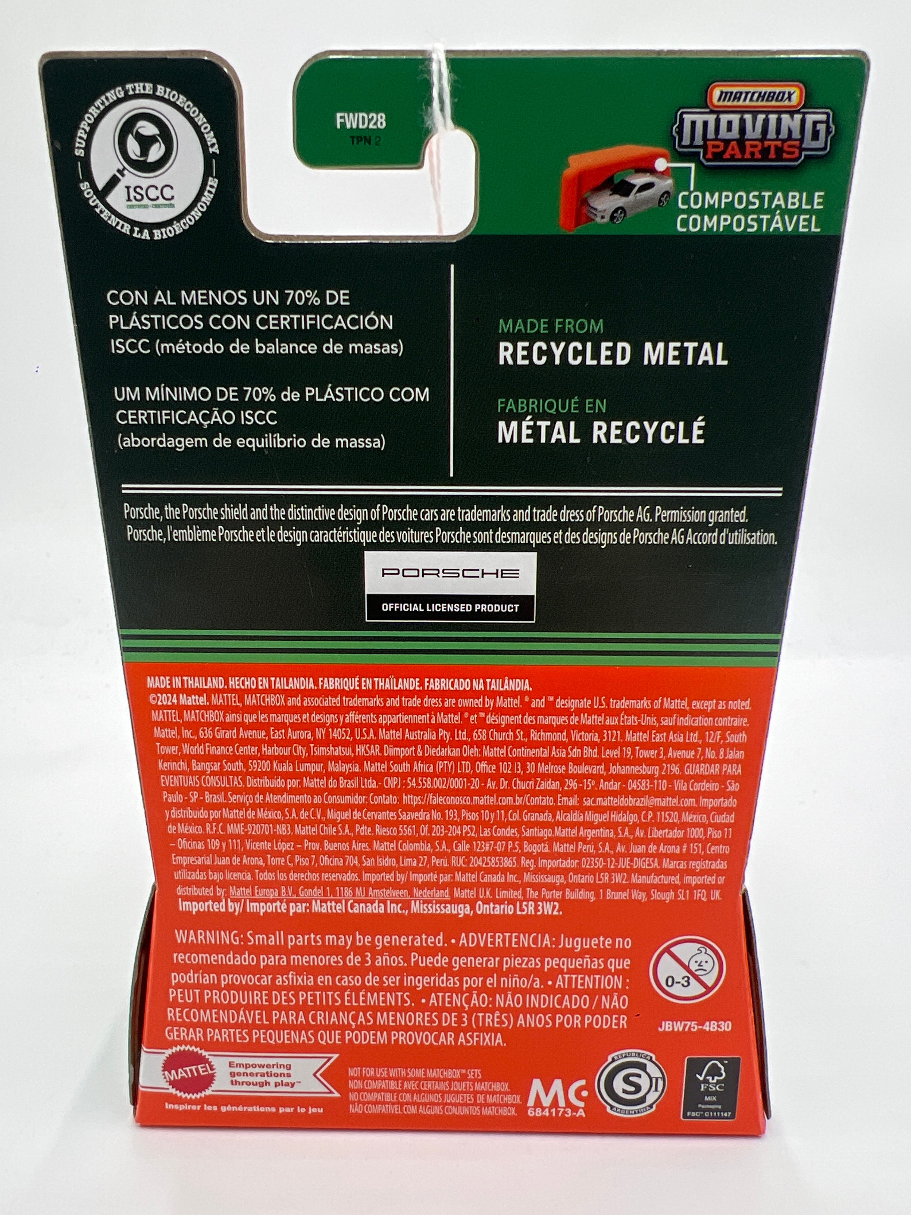 2025 Matchbox Moving Parts #9 Porsche Taycan GTS Sport Turismo