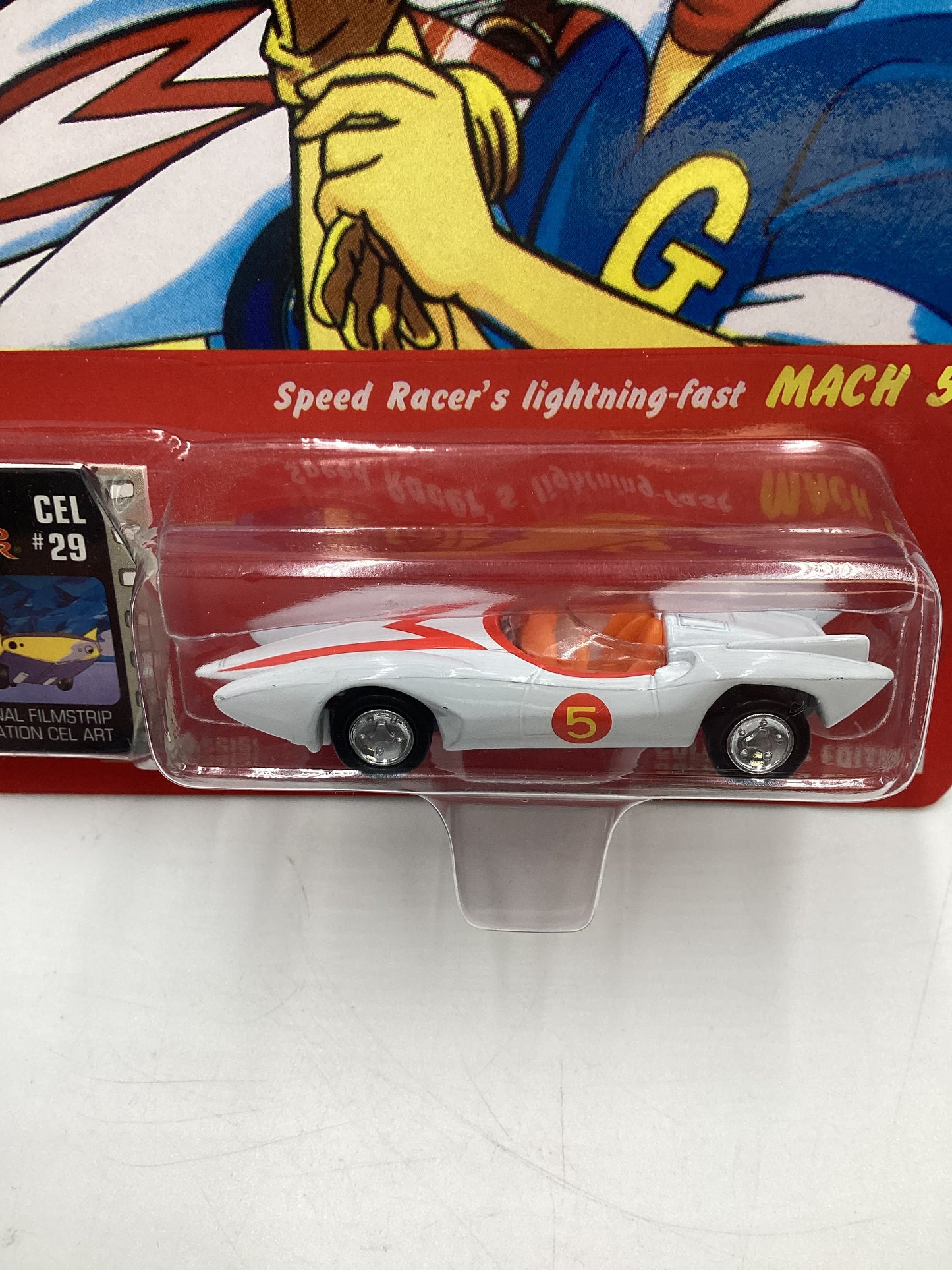 Johnny Lightning Speed Racer CEL #29 Speed Racer Mach 5 White 186B