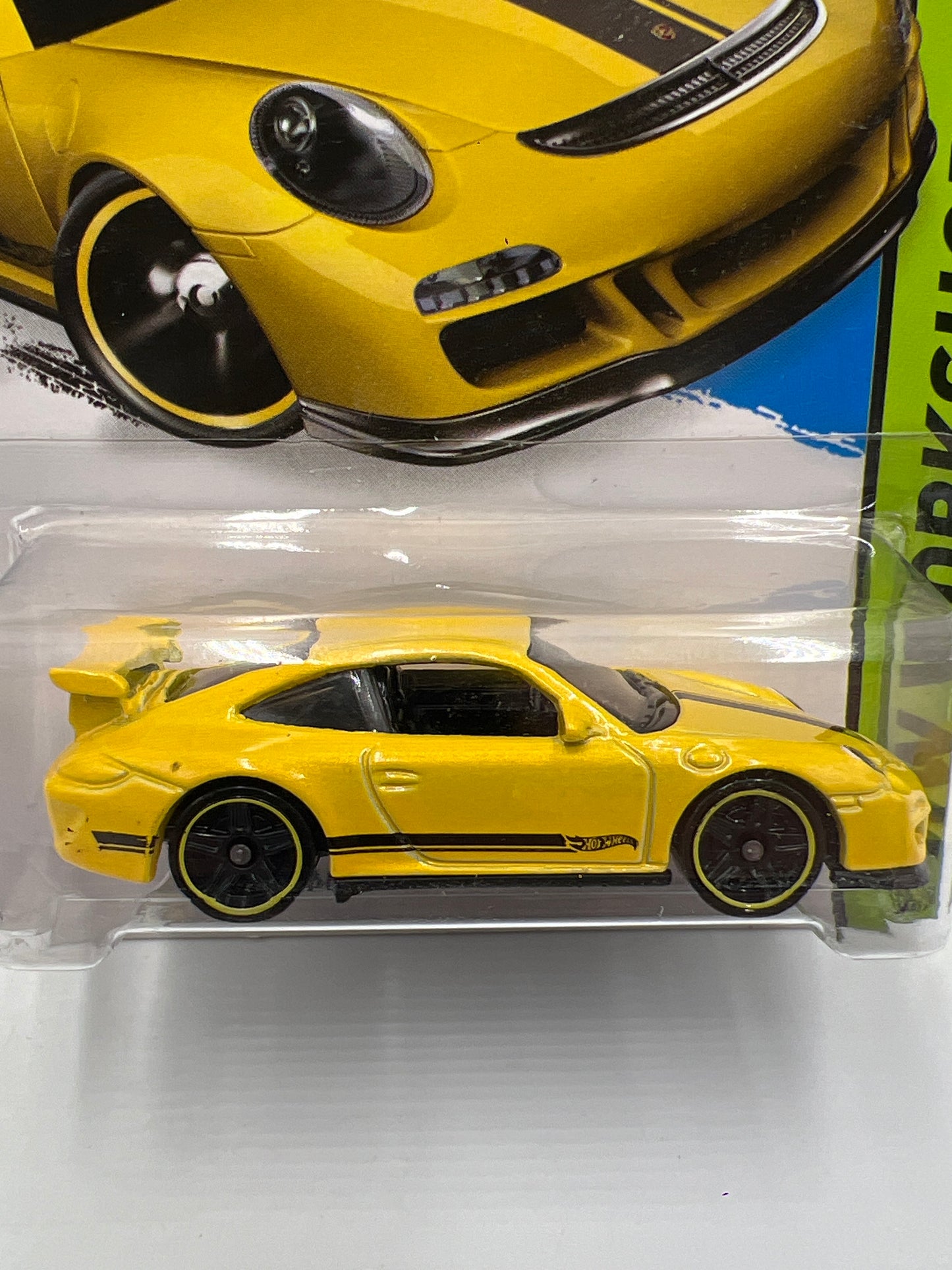 2015 Hot Wheels Workshop #196 Porsche 911 GT3 RS Yellow