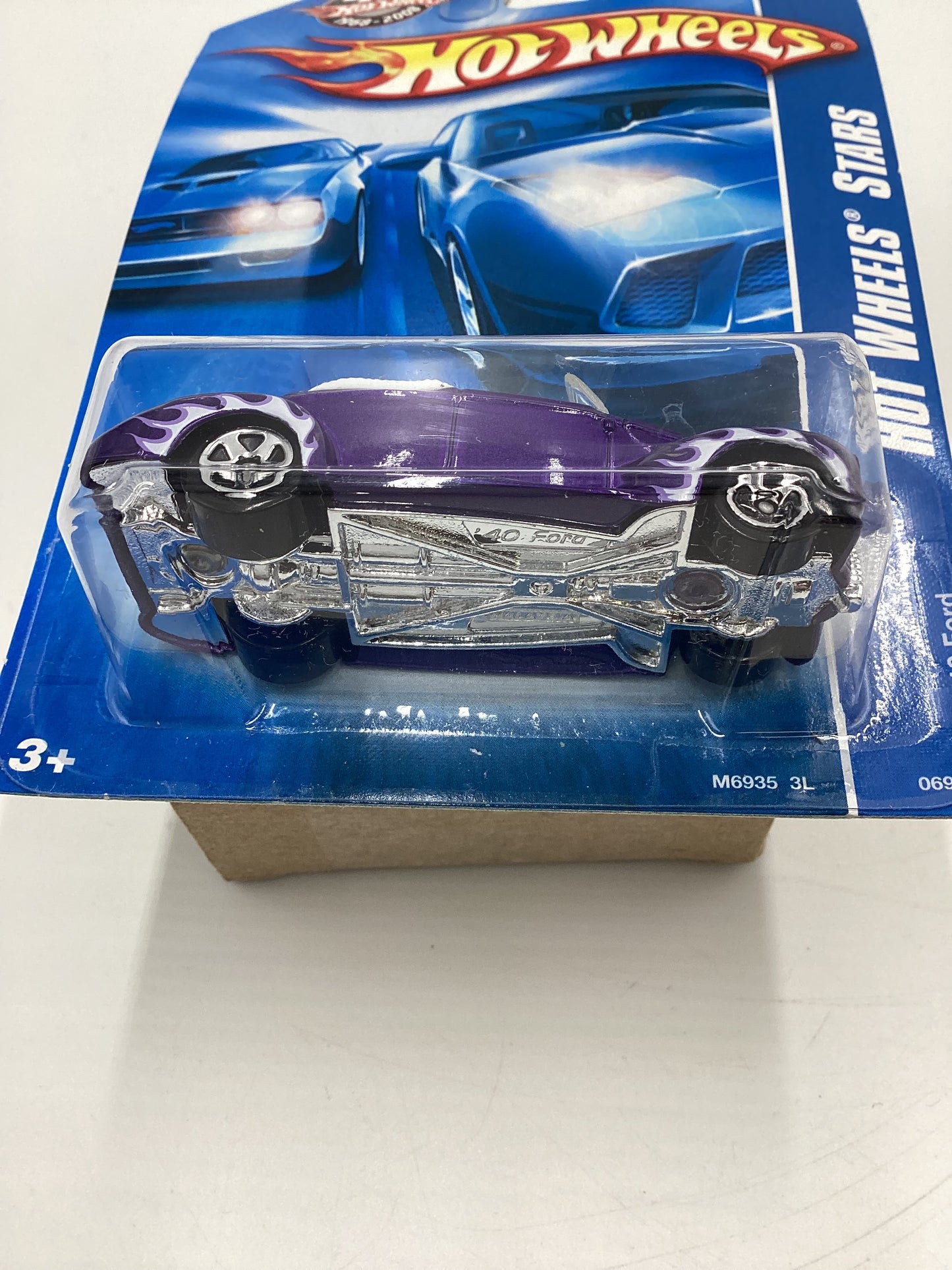 2008 Hot Wheels All Stars #69 1940 Ford Purple International Card