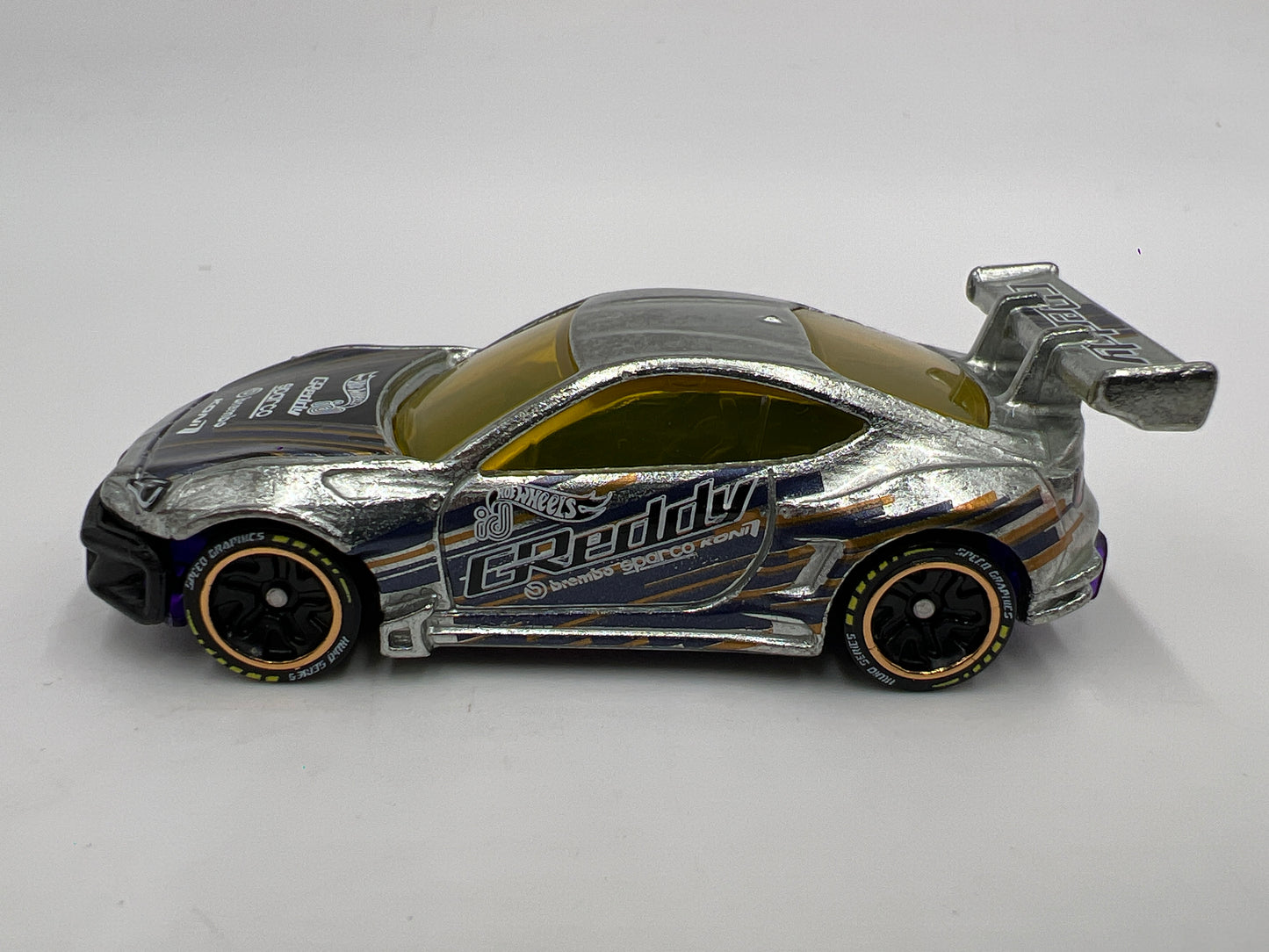 Hot Wheels iD Speed Graphics Series 2 #4 Subaru BRZ Silver GReddy sealed