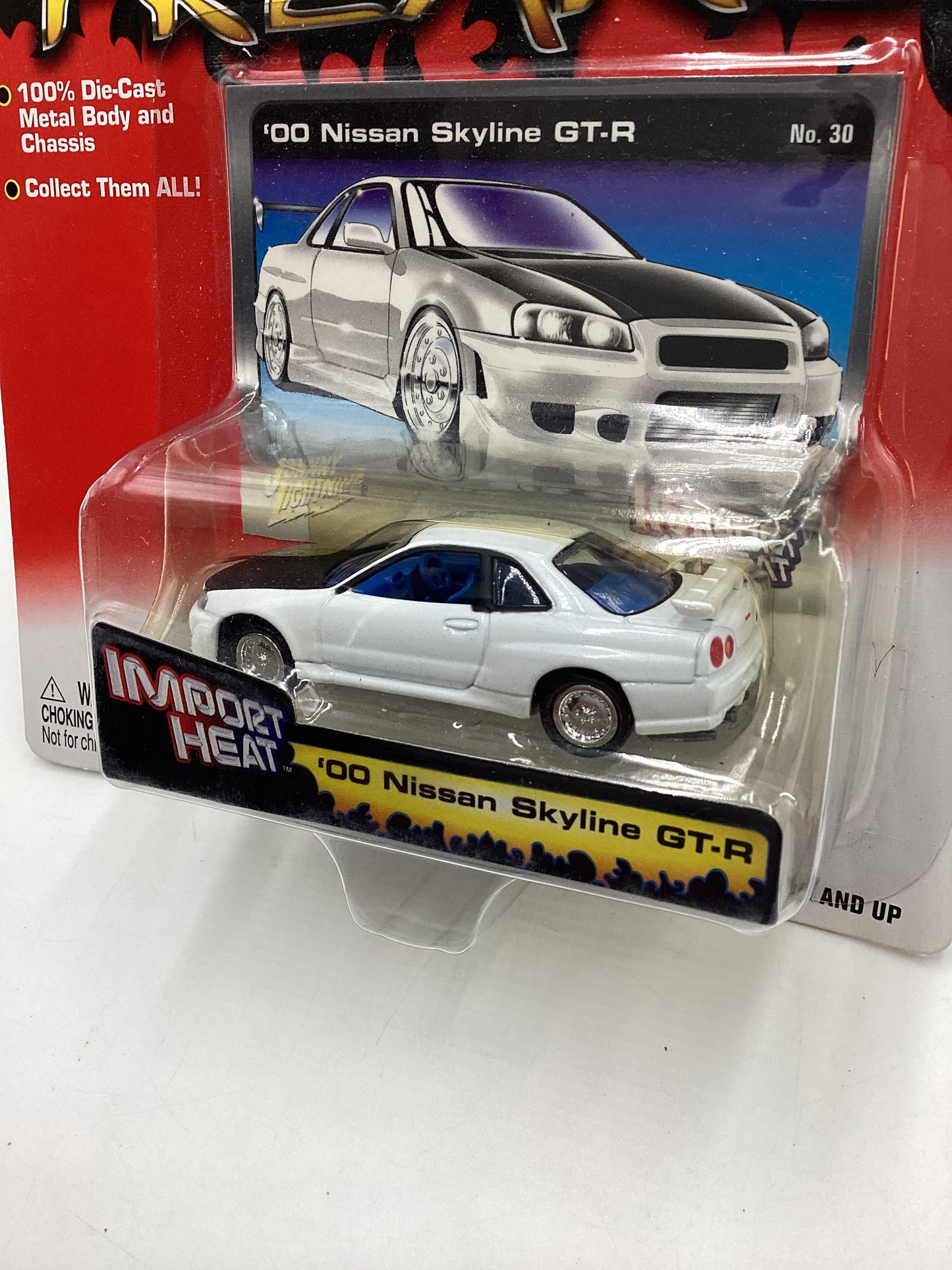 Johnny lightning Street freaks Imports Heat #30 00 Nissan Skyline GT-R