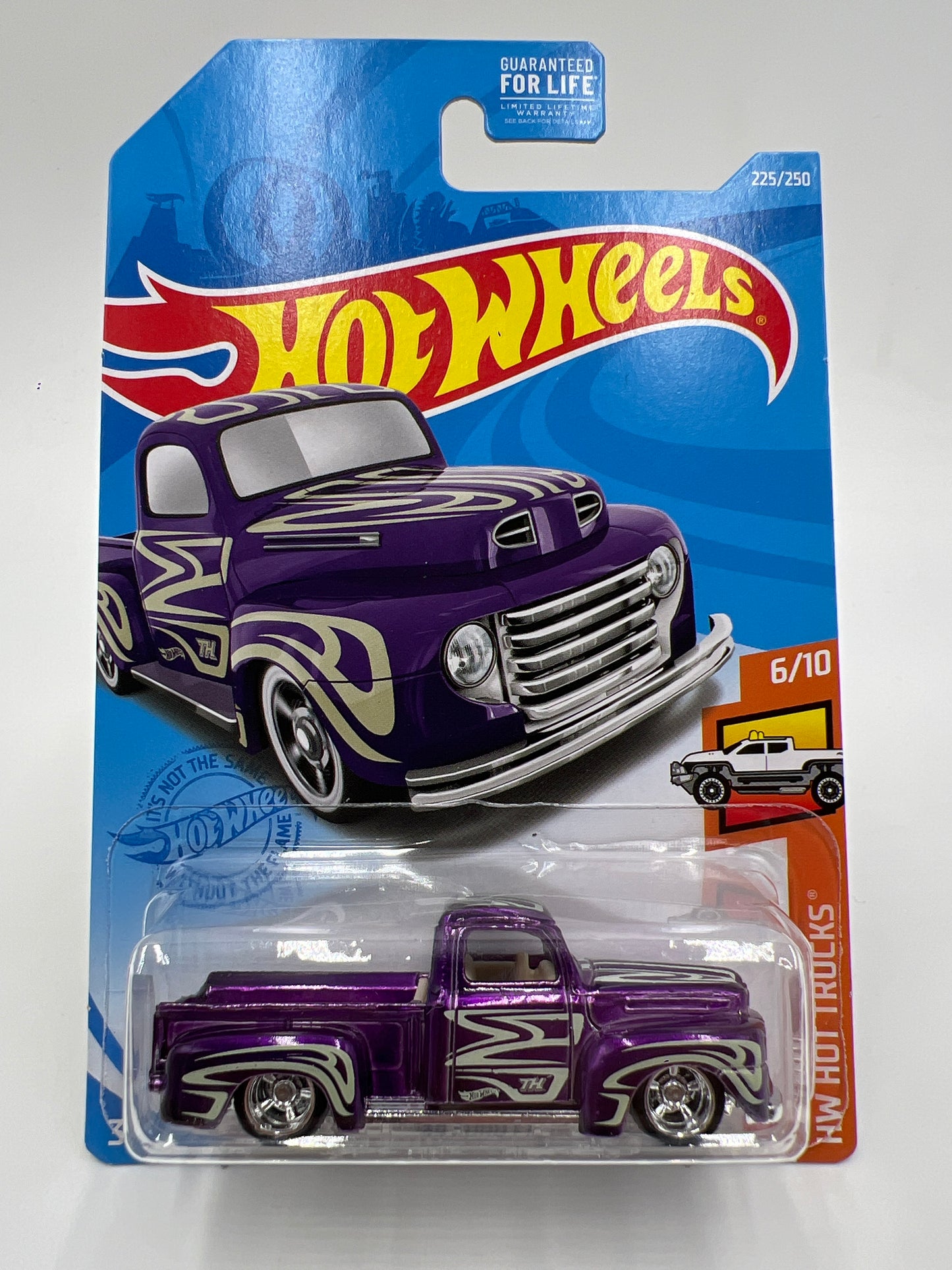 2021 Hot Wheels Super Treasure Hunt #225 49 Ford F1 Purple W/Protector
