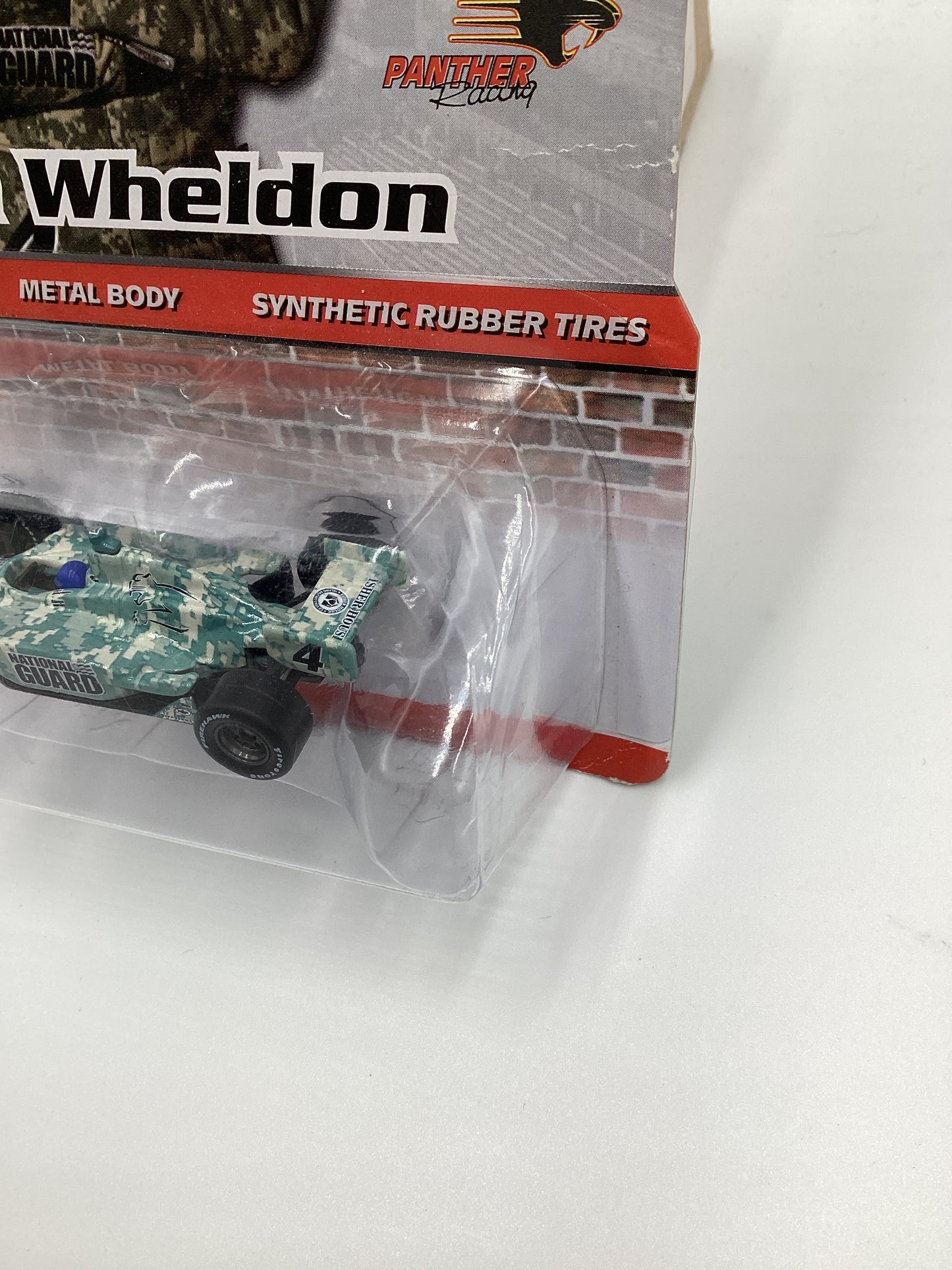 Hot Wheels Indy Card Series Dan Wheldon Indy Car National Guard SR