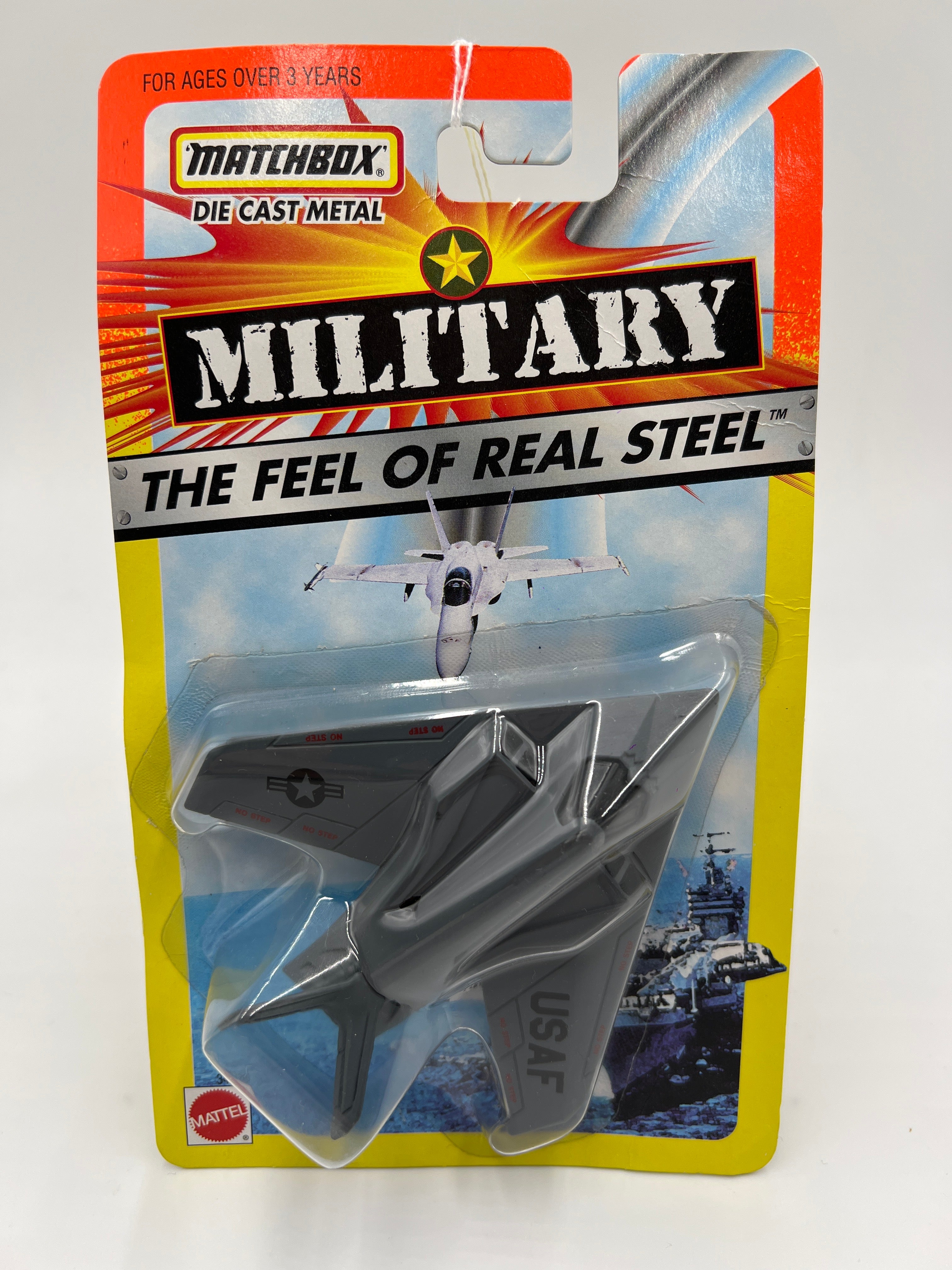 Matchbox Military The Feel Of Real Steel #7 F-117A Stealth Fighter