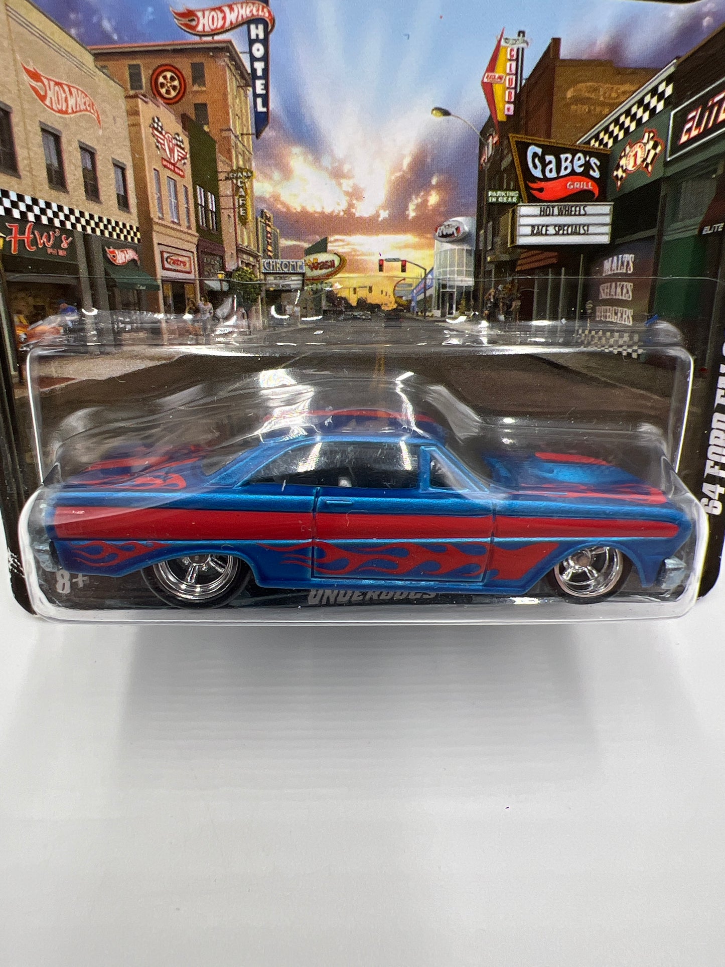 Hot Wheels Boulevard Underdogs 64 Ford Falcon Sprint Blue 244B