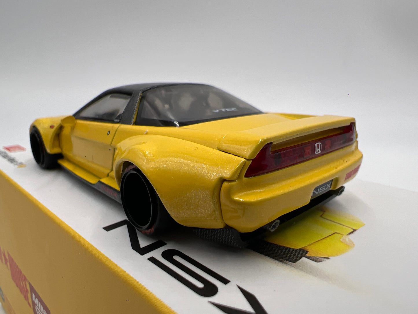 Mini GT Kaido House #108 Honda NSX Kaido Works V1 Yellow