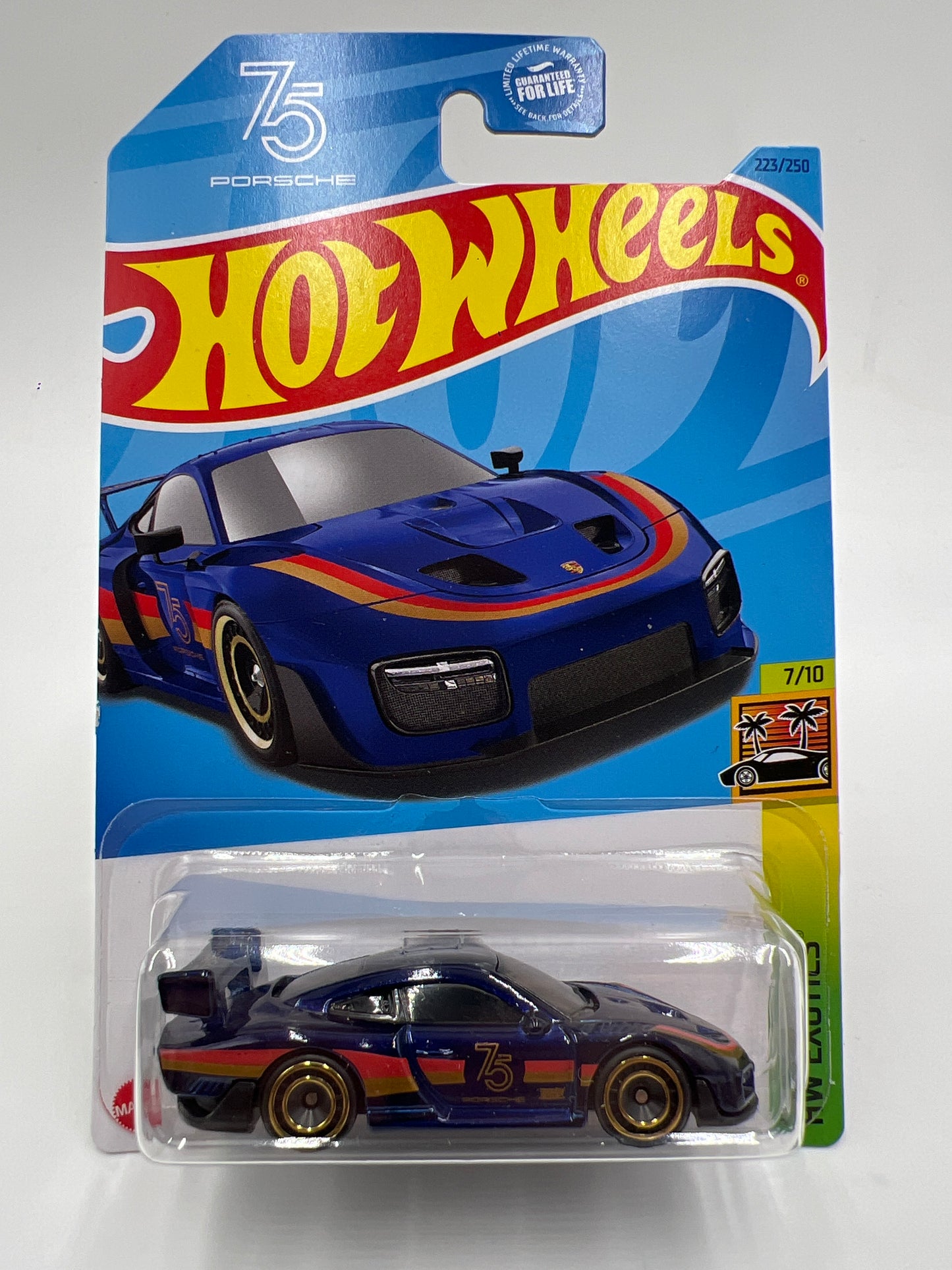 2023 Hot Wheels Super Treasure Hunt #223 Porsche 935 Blue W/Protector