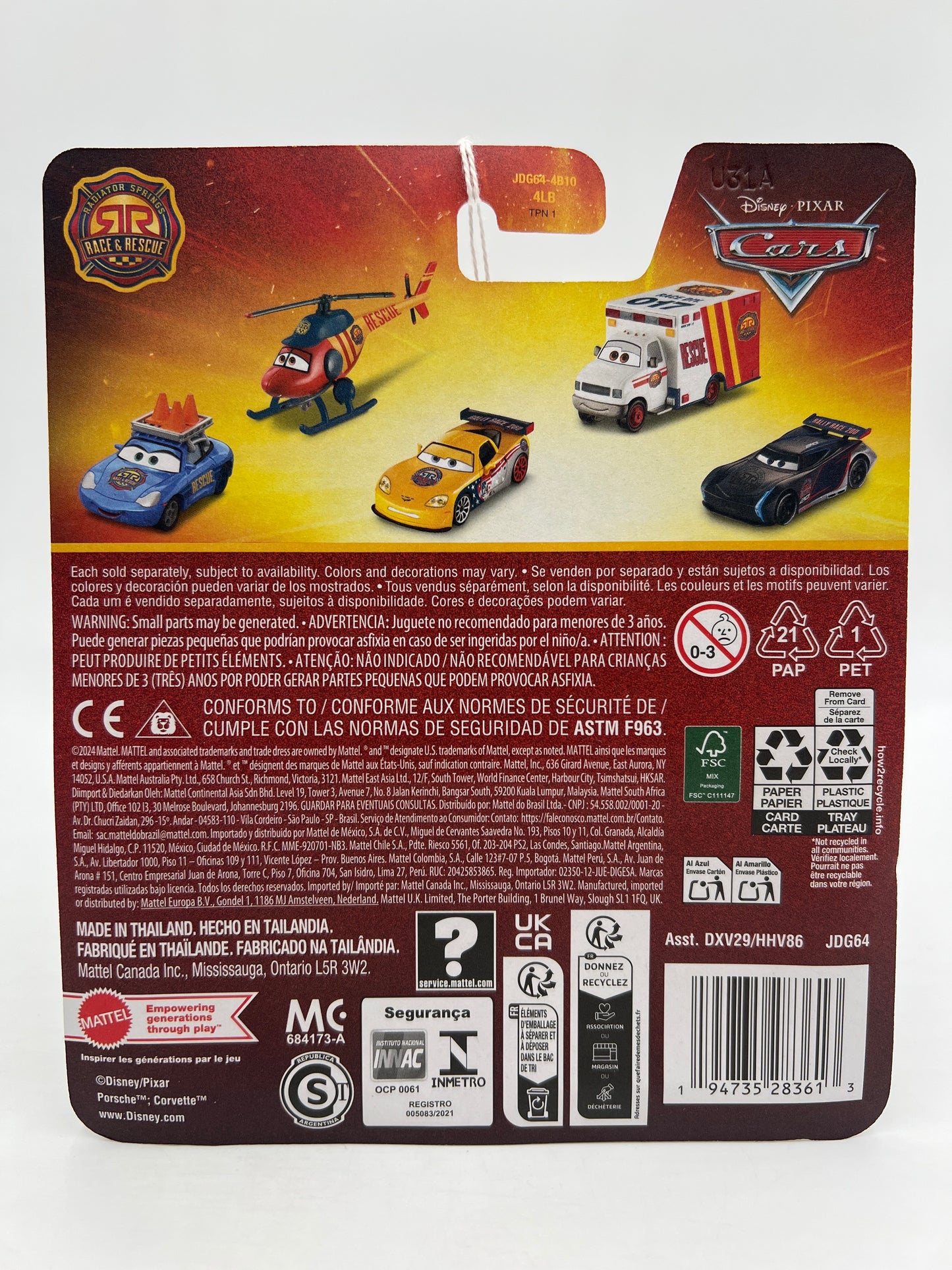 2025 Disney Pixar Cars Radiator Springs Race & Rescue Cal Weathers 139C