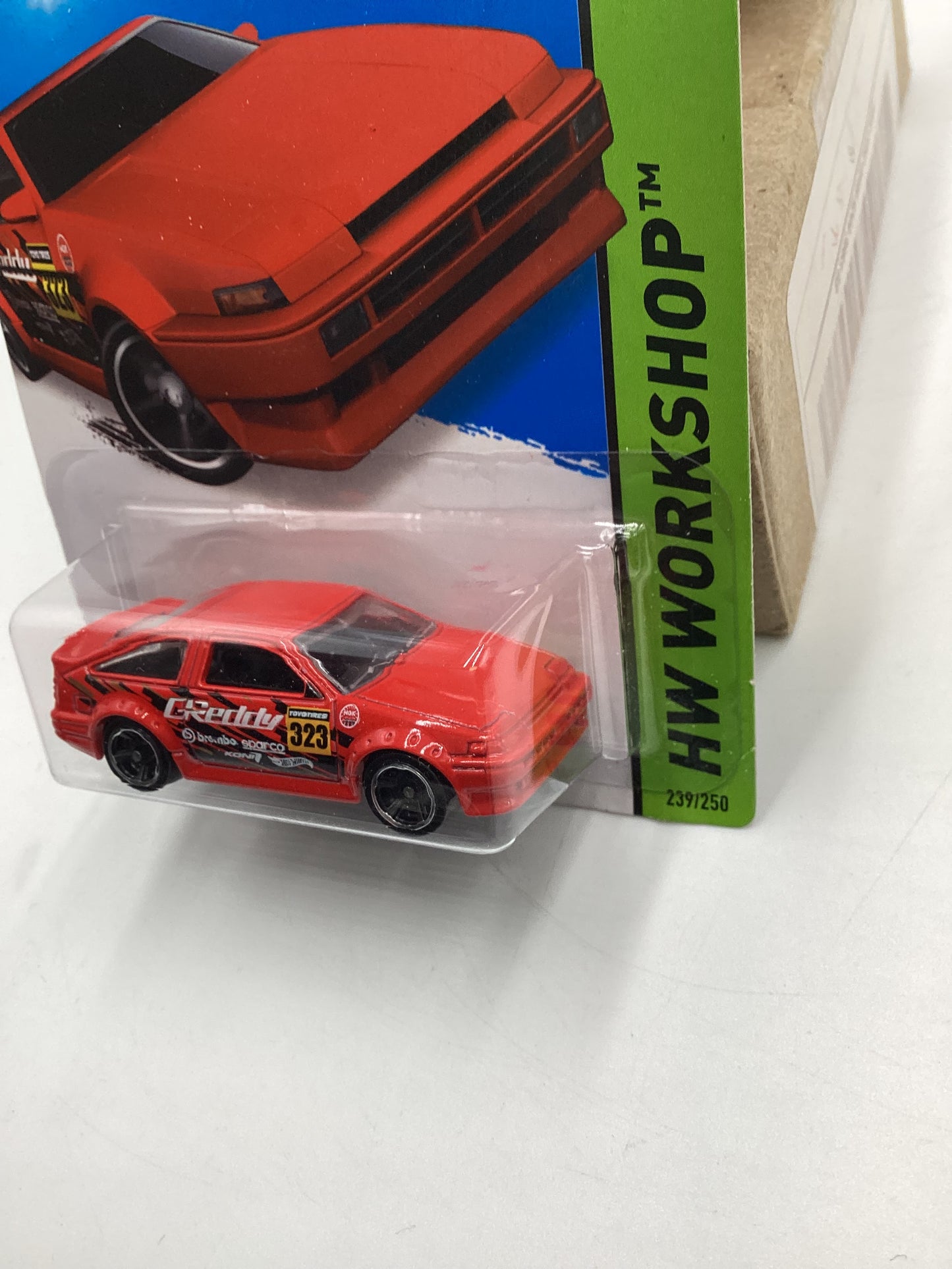 2015 Hot Wheels Workshop #239 Toyota AE-86 Corolla Red