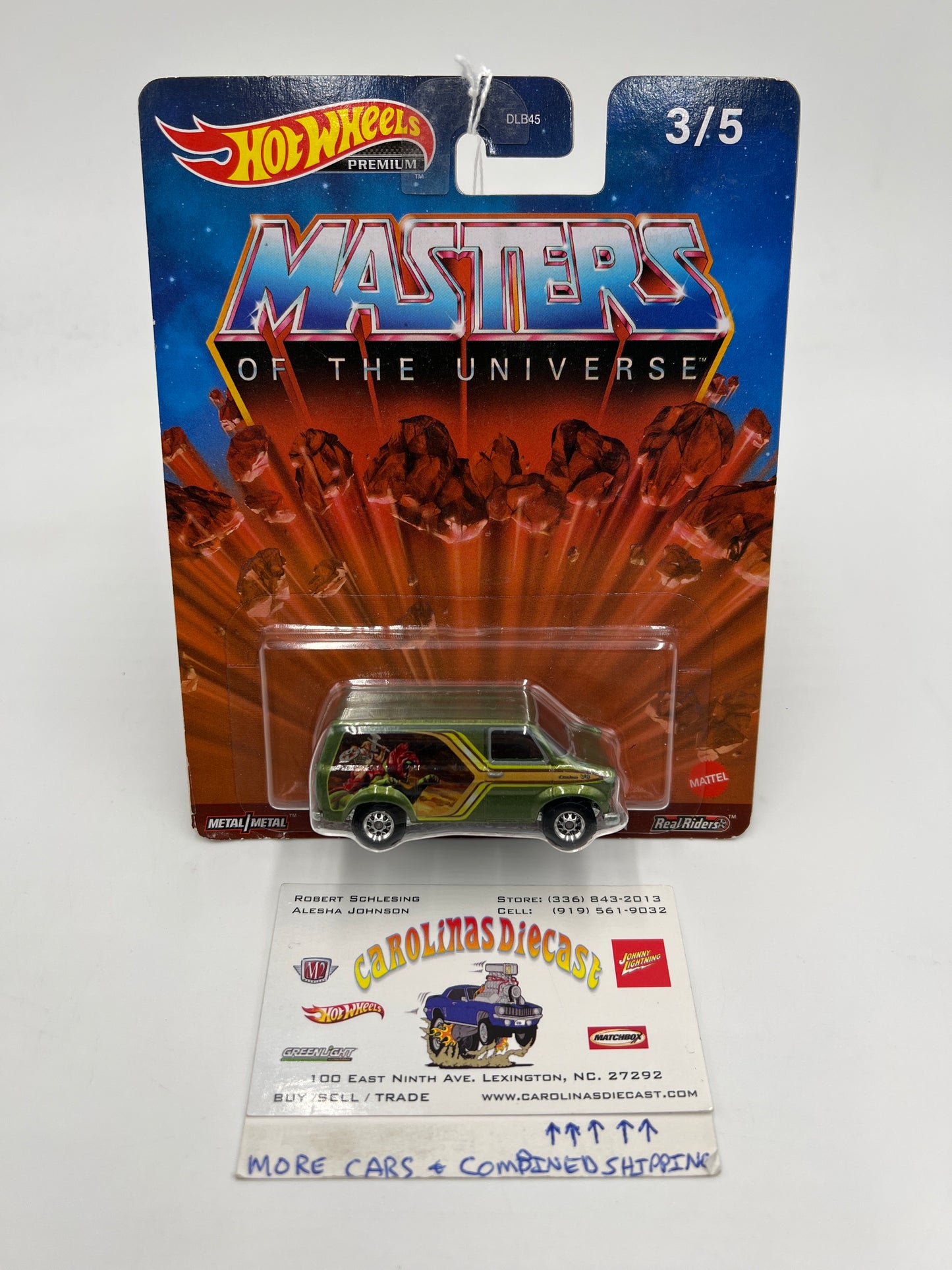 Hot Wheels Premium Masters Of The Universe #3 Ford Transit Supervan Green 267G