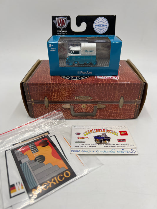 M2 Machines Auto-Club PanAm 1960 Volkswagen Type 2 PickUp Blue/White S113