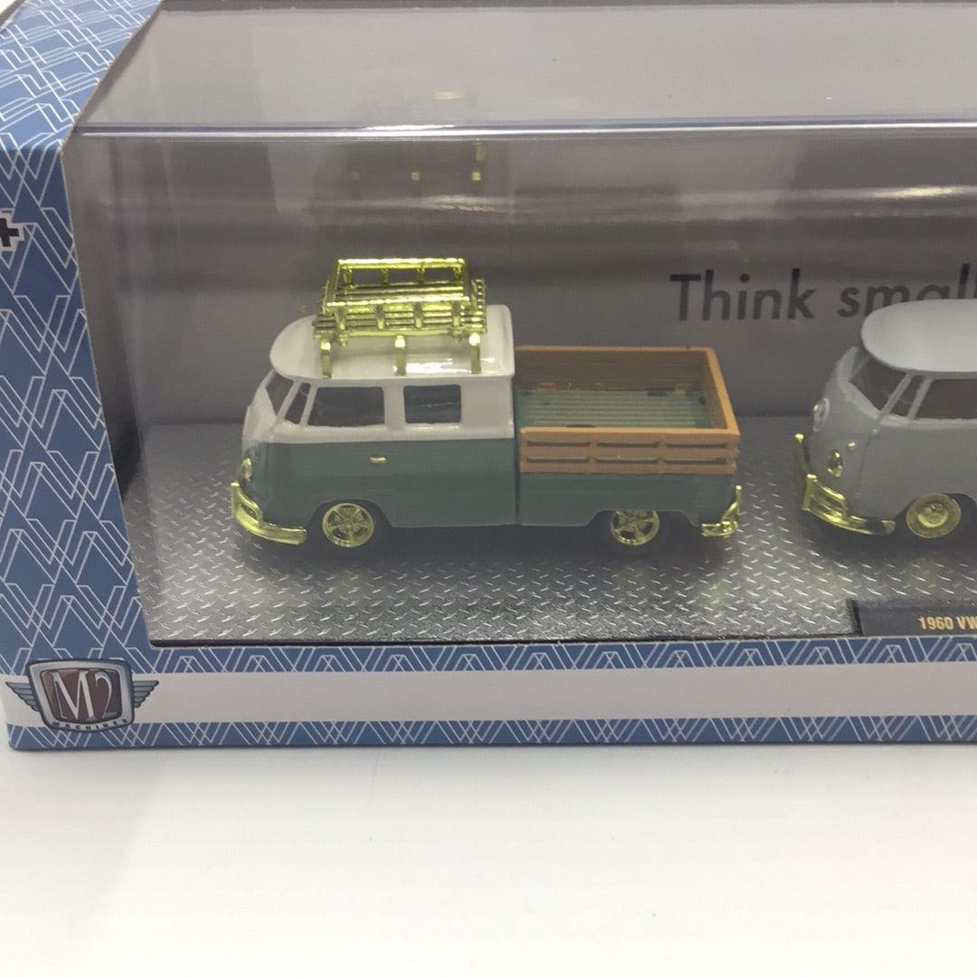 M2 Machines auto haulers 1960 VW Double cab truck USA R65 CHASE