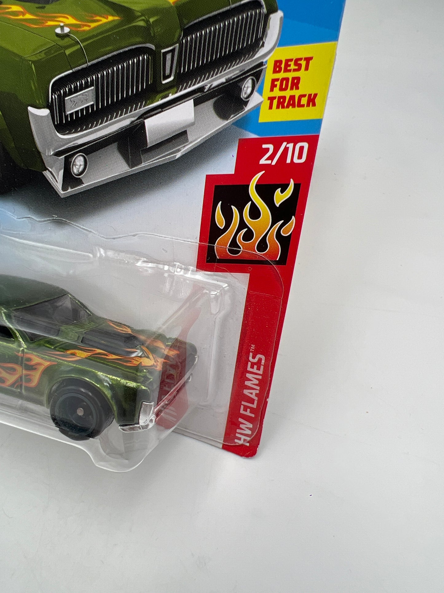 2019 Hot Wheels Super Treasure Hunt #164 68 Mercury Cougar Green
